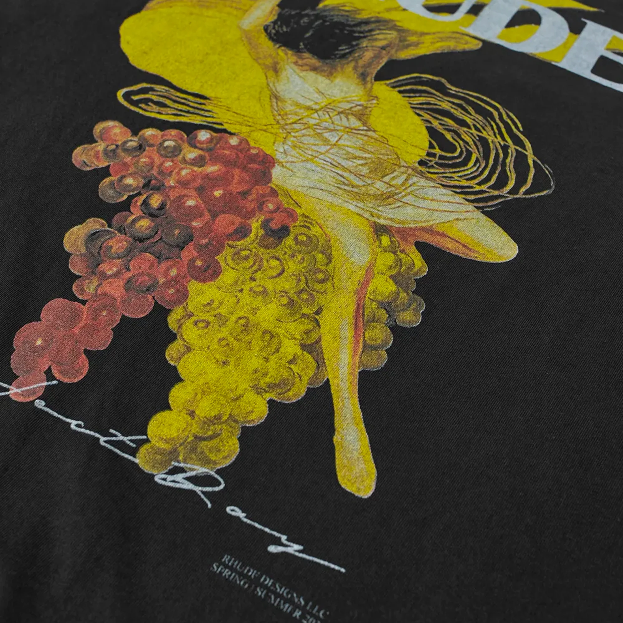 Rhude Mens A Perfect Day Tee 'Black' - Image 2