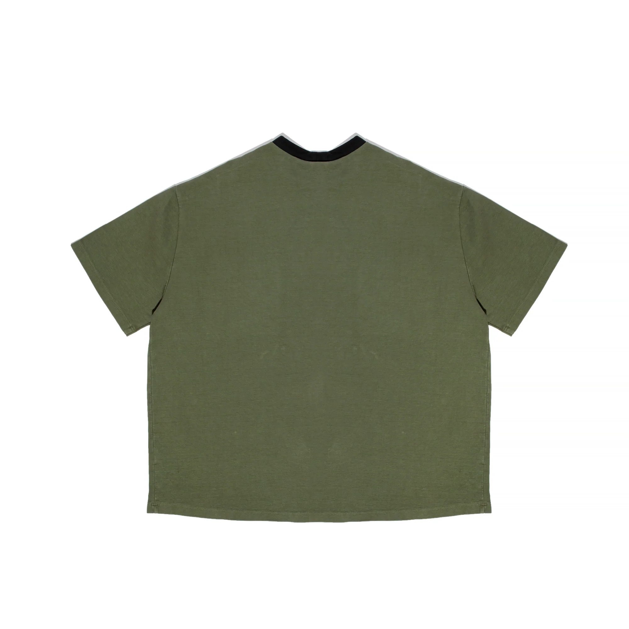 Rhude Mens Boxy Tee 'Olive' - Image 2