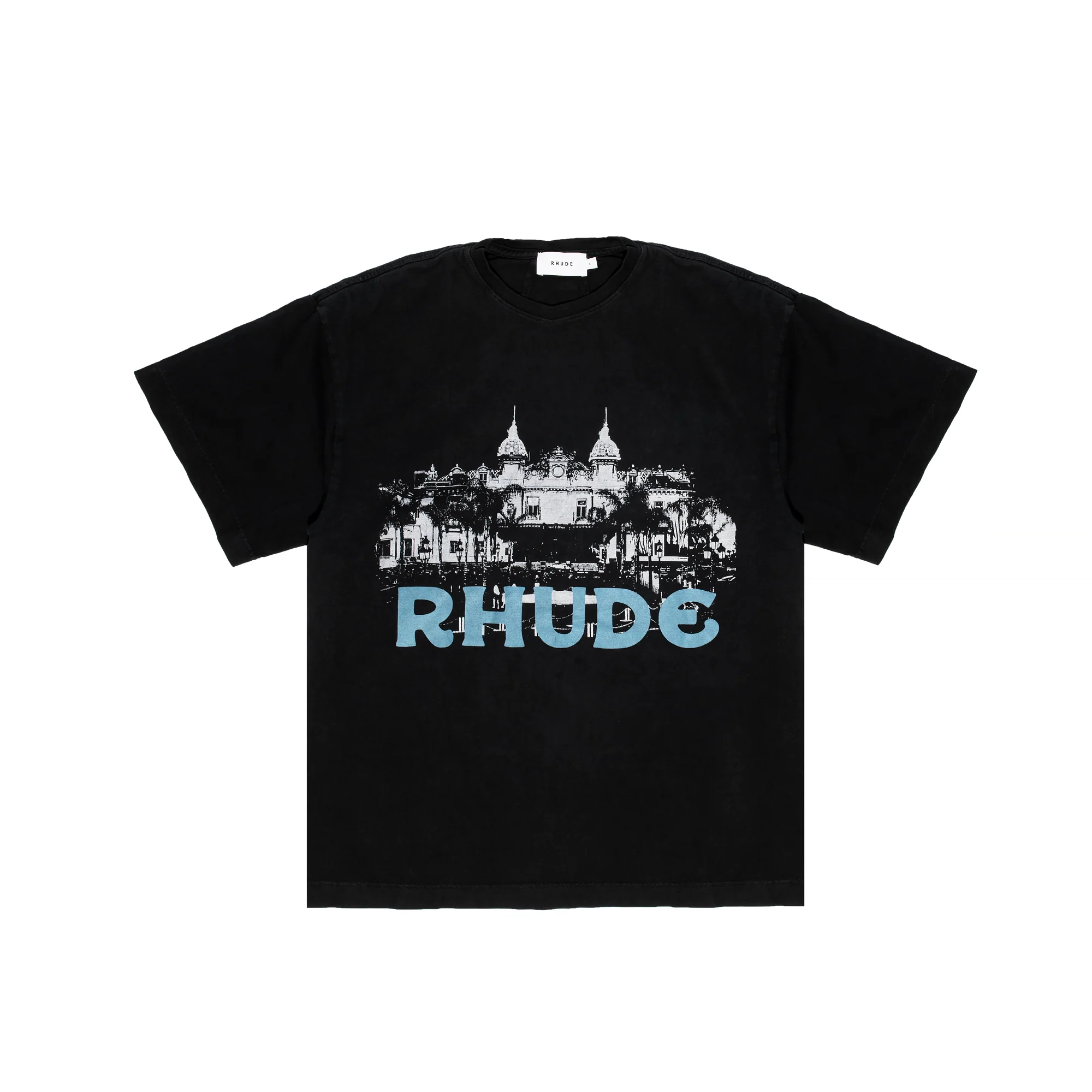 Rhude Mens Casino Tee 'Black'