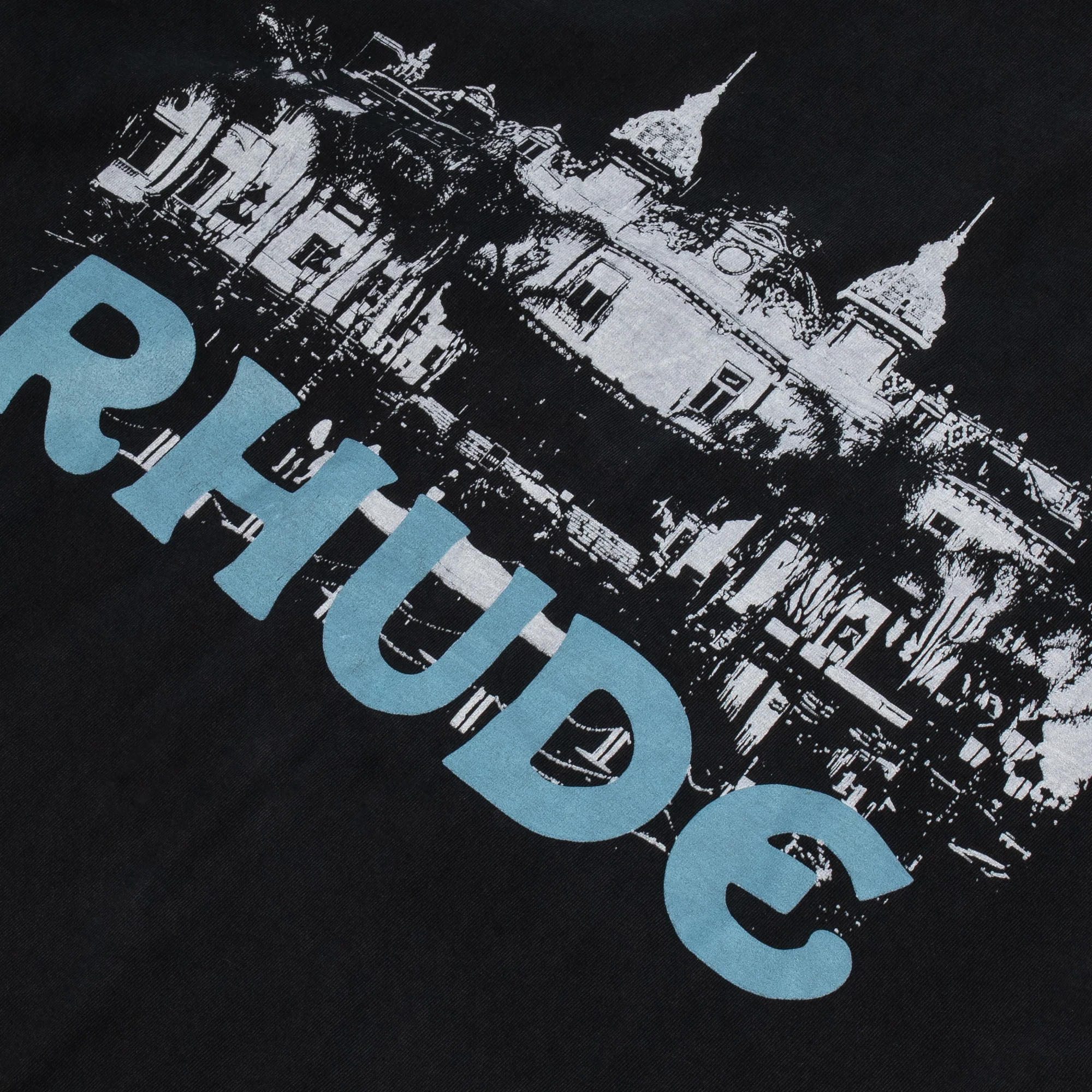 Rhude Mens Casino Tee 'Black' - Image 2