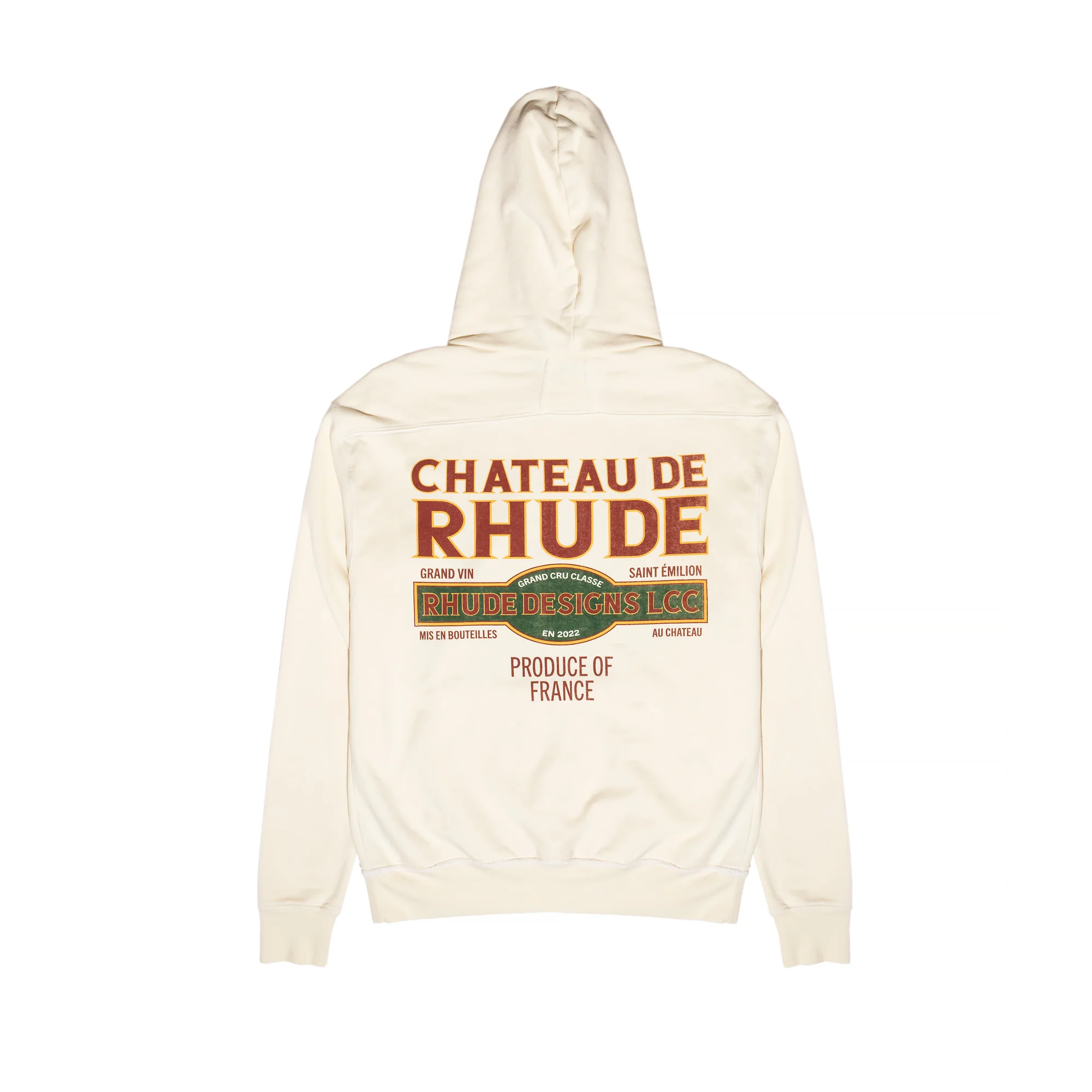 Rhude Mens Cheateau De Rhude Hoodie - Image 2