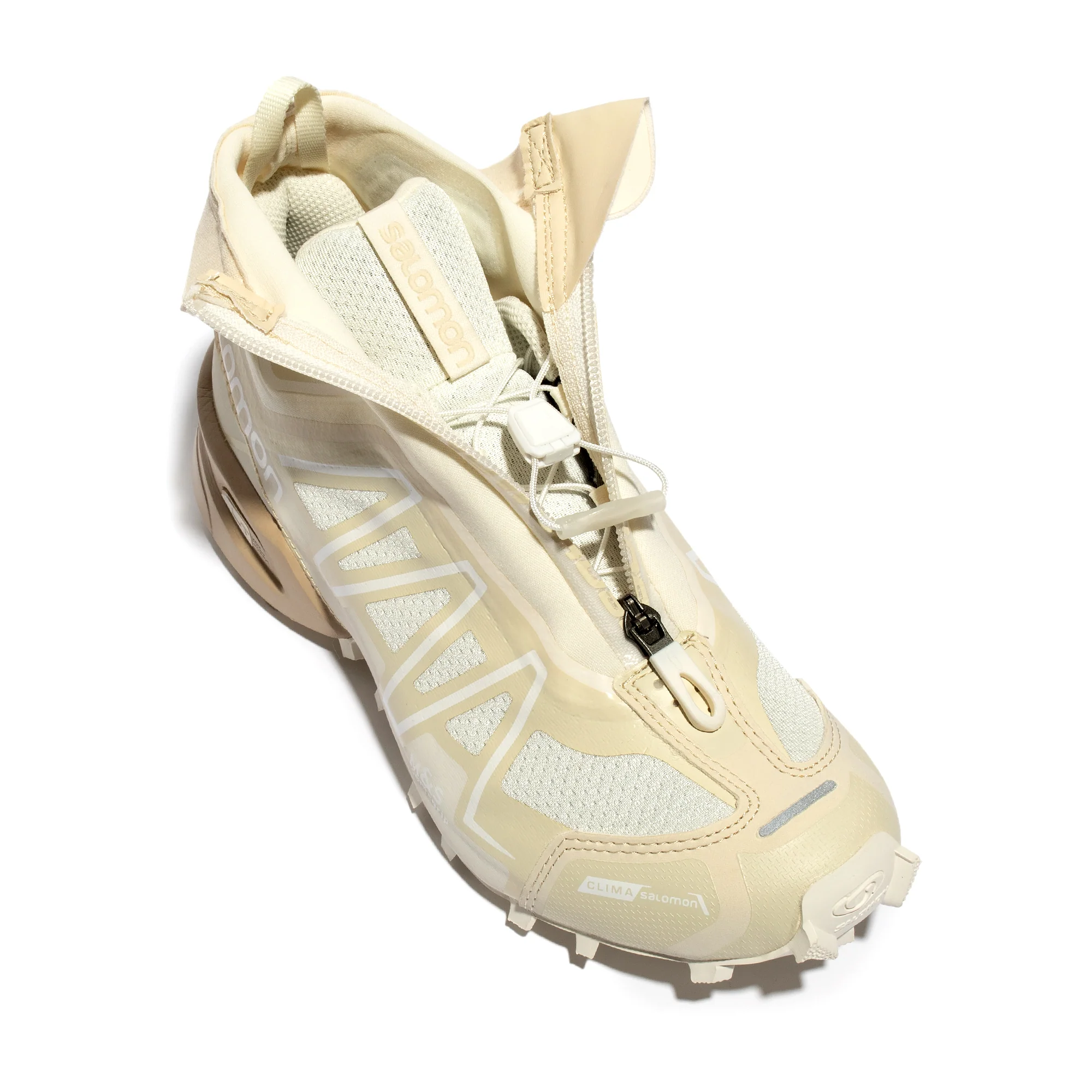 Salomon Mens Snowcross Advanced Shoes 'Vanilla Ice/Beached Sand/ Fall Leaf' - Image 4