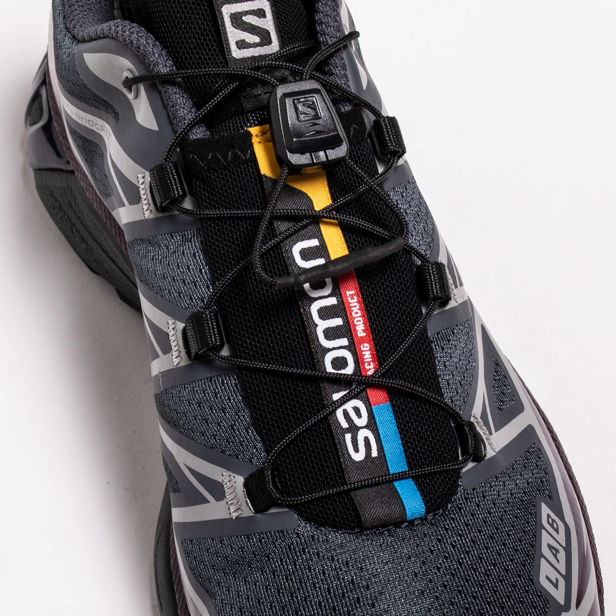 Salomon Mens XT-6 Advanced Shoes 'Ebony/Maverick/Evening Blue' - Image 4