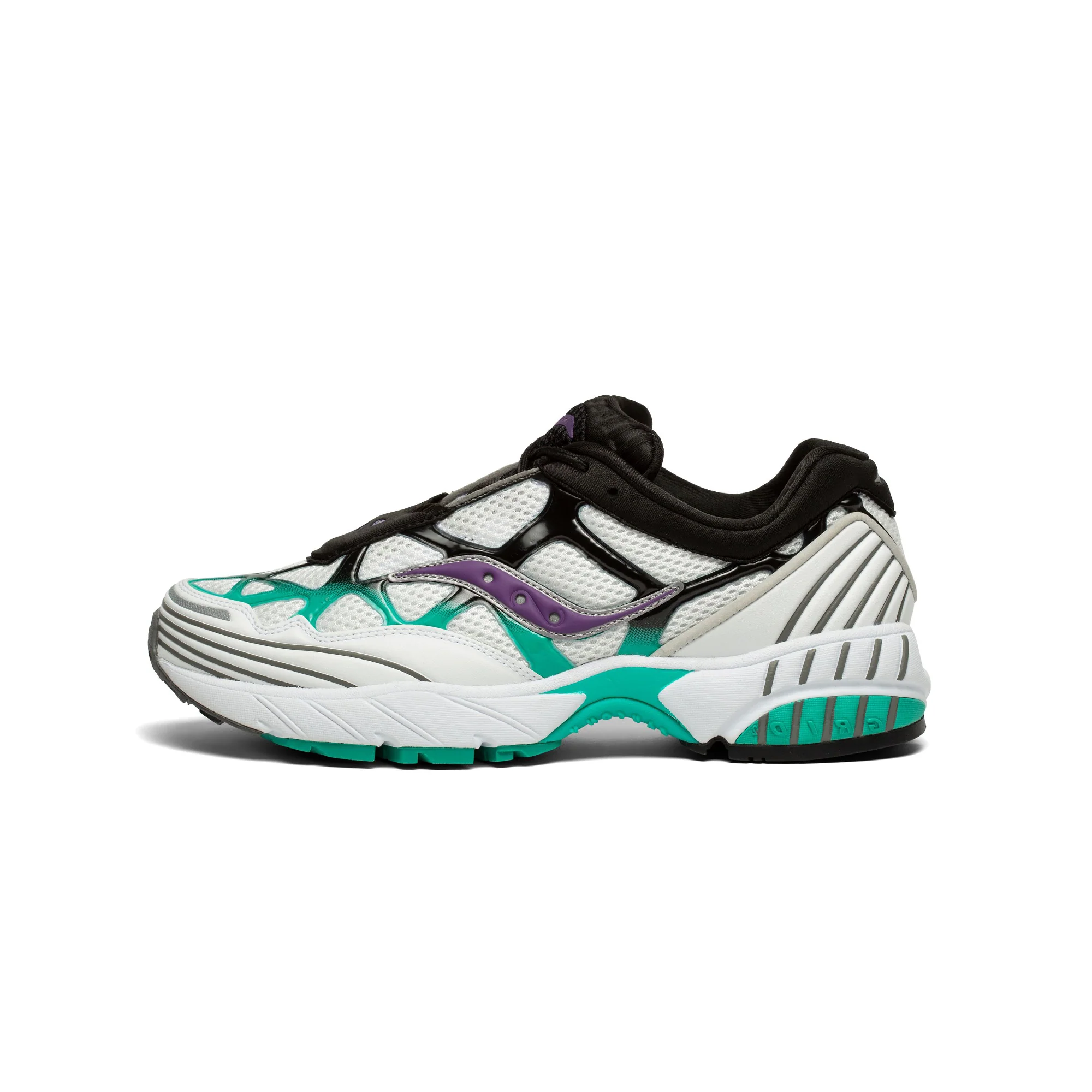 Saucony Mens Grid Web Shoes 'White'