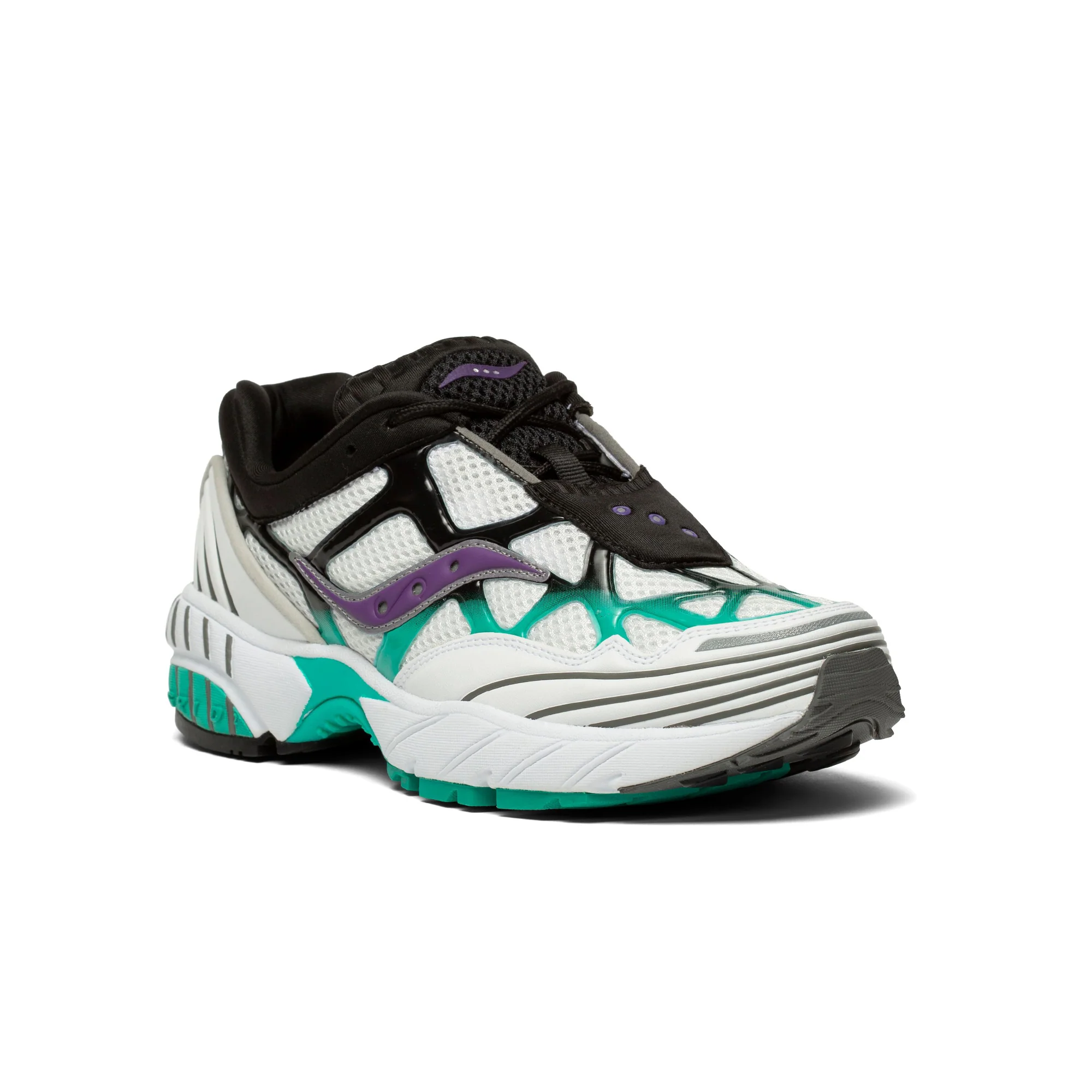 Saucony Mens Grid Web Shoes 'White' - Image 2