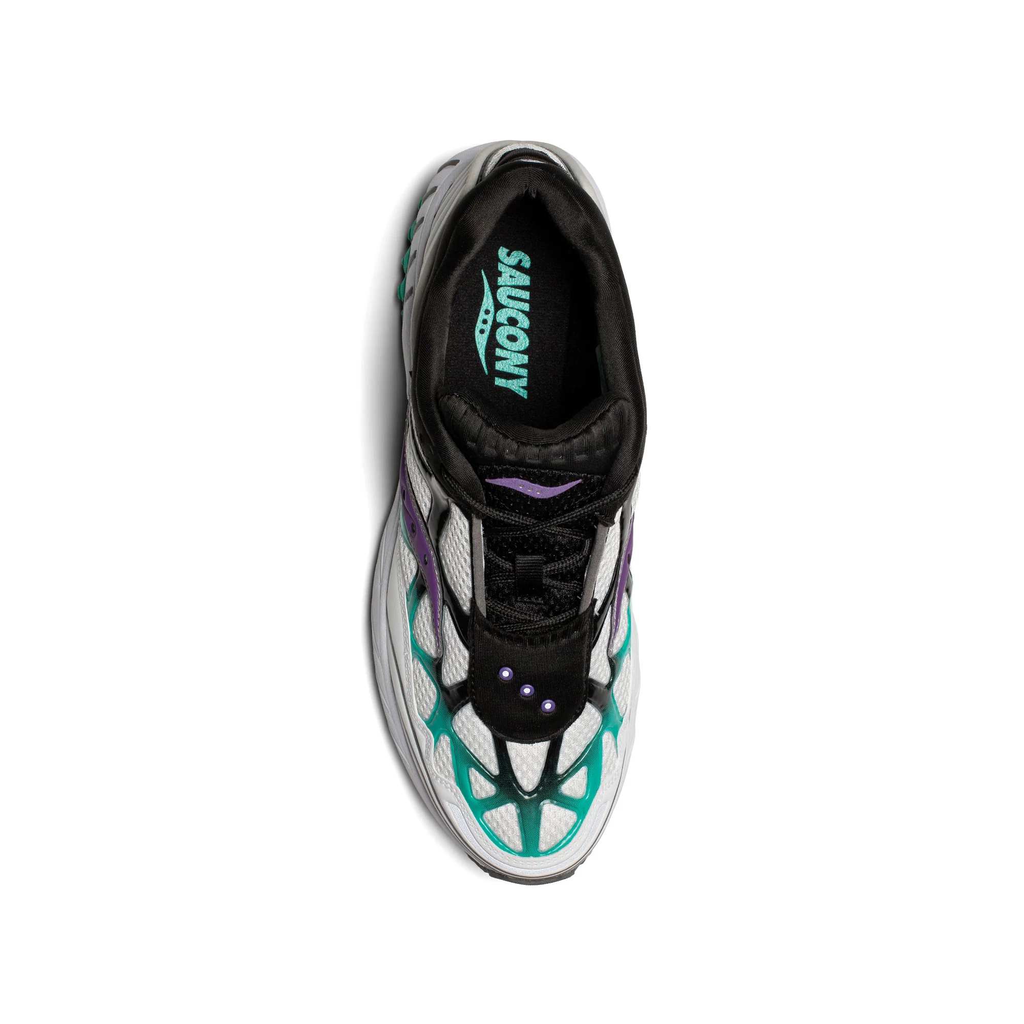 Saucony Mens Grid Web Shoes 'White' - Image 3