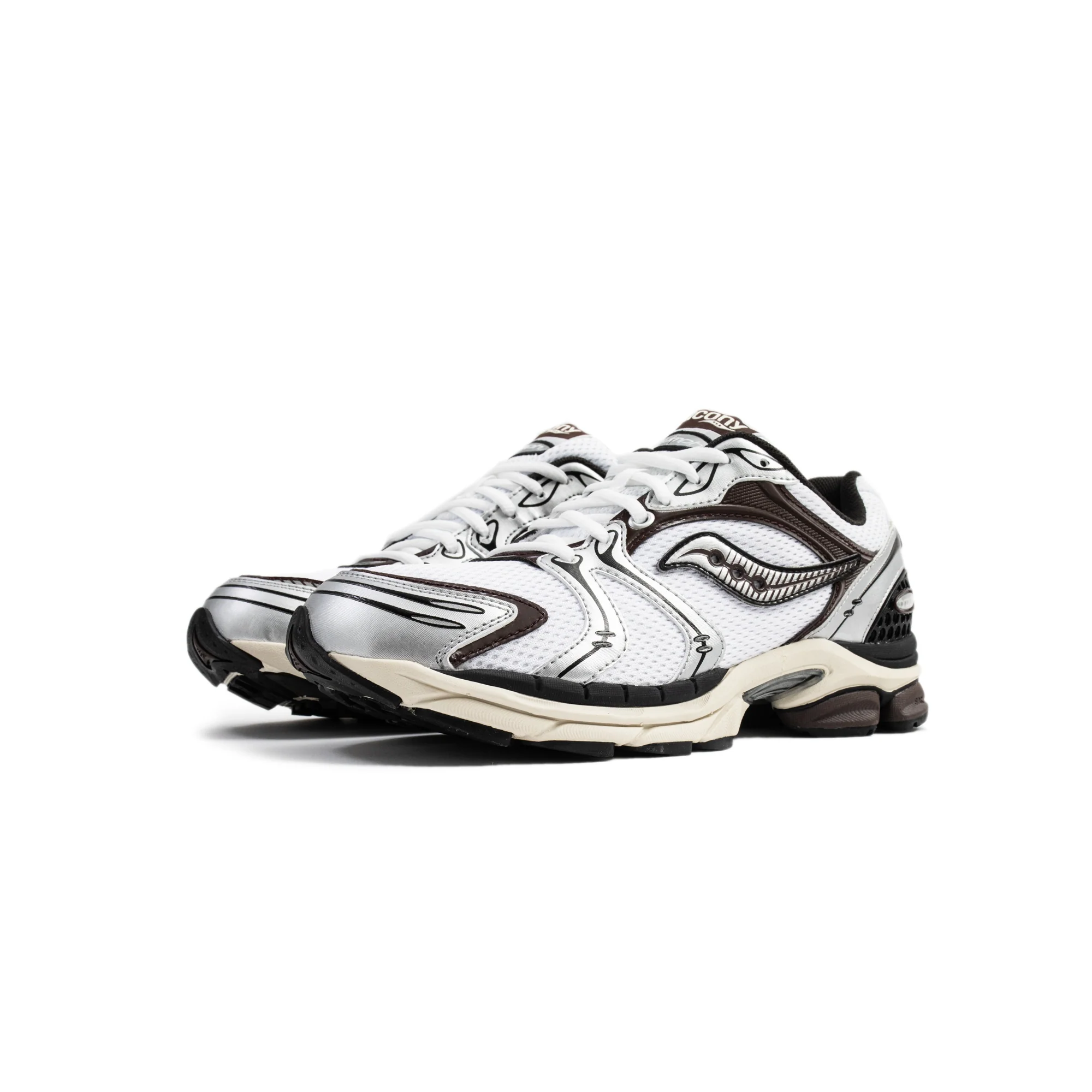 Saucony Mens ProGrid Triumph 4 Silver XLD Shoes - Image 2