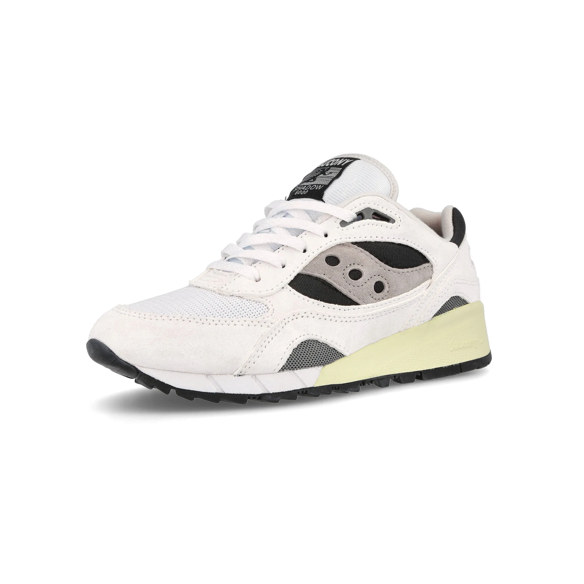 Saucony Mens Shadow 6000 Shoes 'White/Black' - Image 2