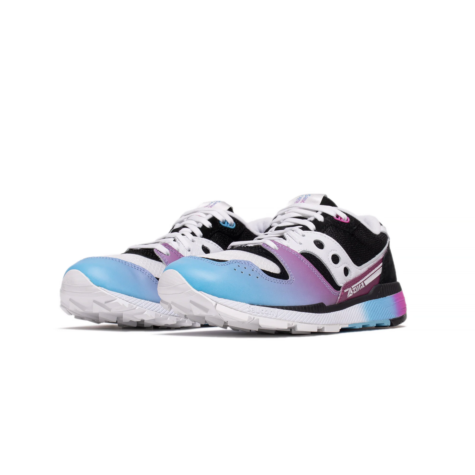 Saucony x Acribik Mens Originals Azura Shoes 'Tech Noir' - Image 2