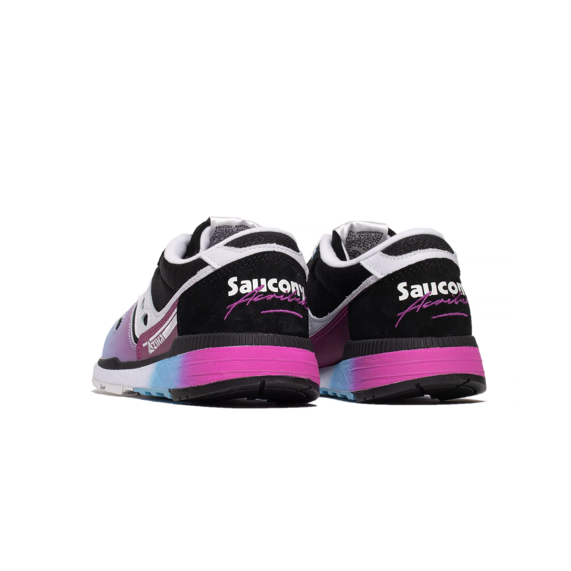 Saucony x Acribik Mens Originals Azura Shoes 'Tech Noir' - Image 3