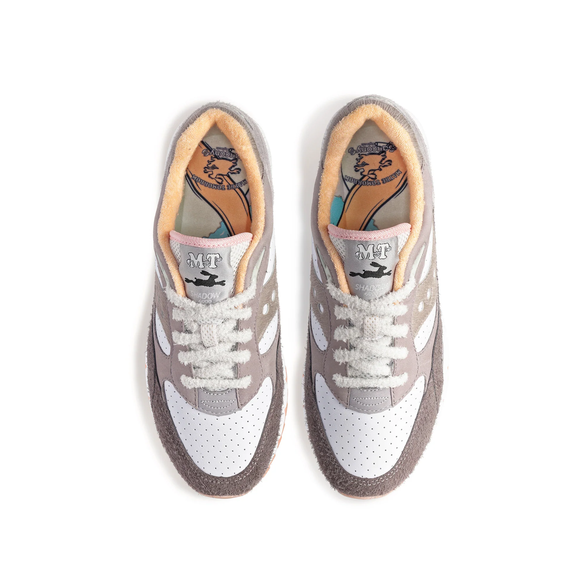 Saucony x Maybe Tomorrow Mens Shadow 6000 'Hare' Shoes - Image 2