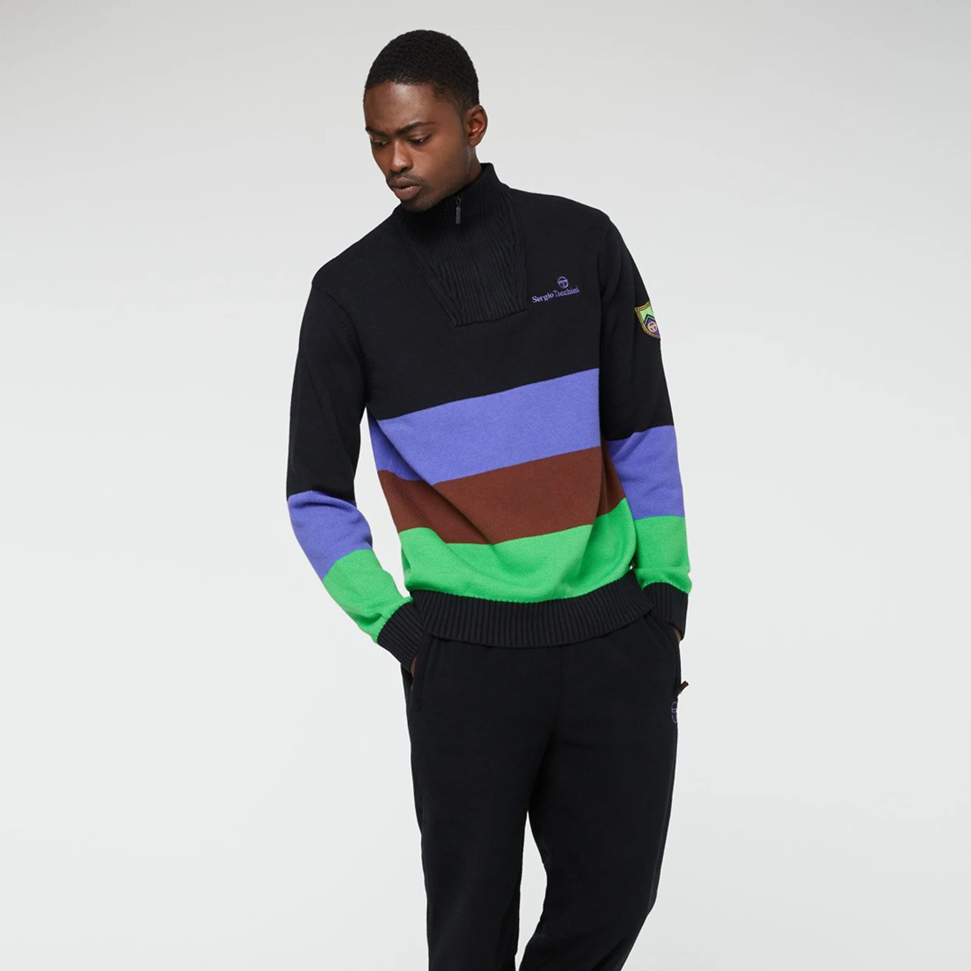 Sergio Tacchini x A$AP Nast Stacks 1/4 Zip Sweater - Image 2