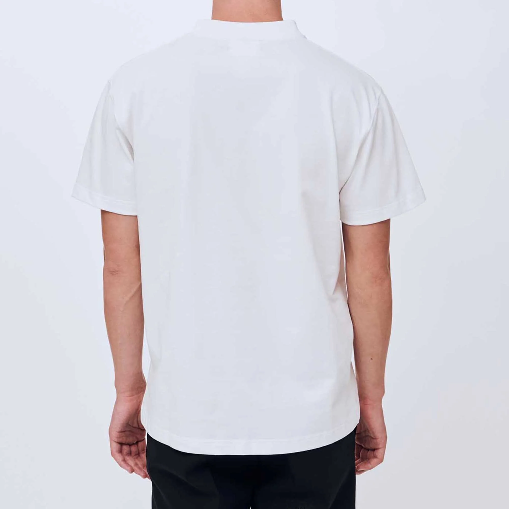 Soulland Mens Gothic Logo T-Shirt 'White' - Image 3