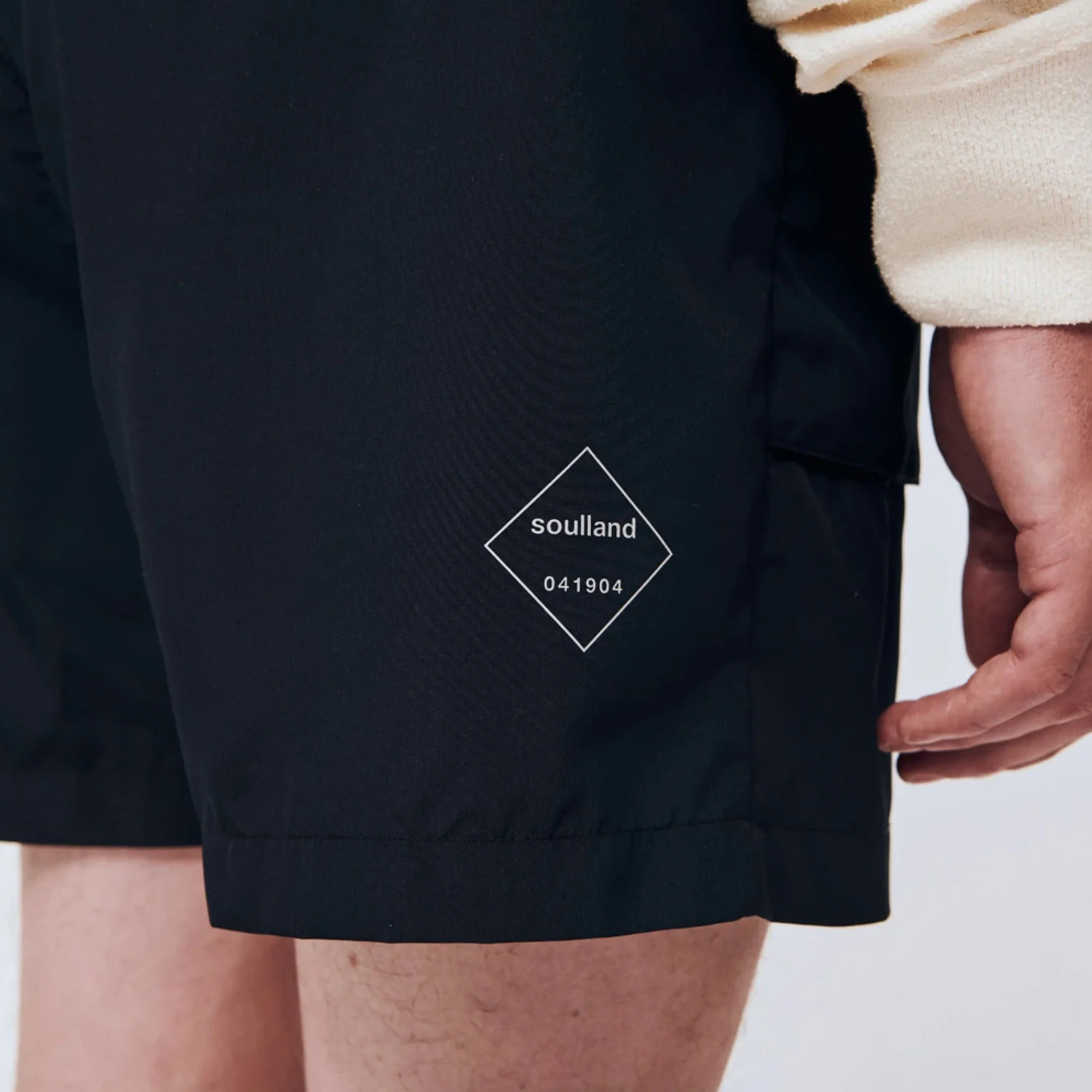 Soulland Mens Harley Shorts 'Black' - Image 4