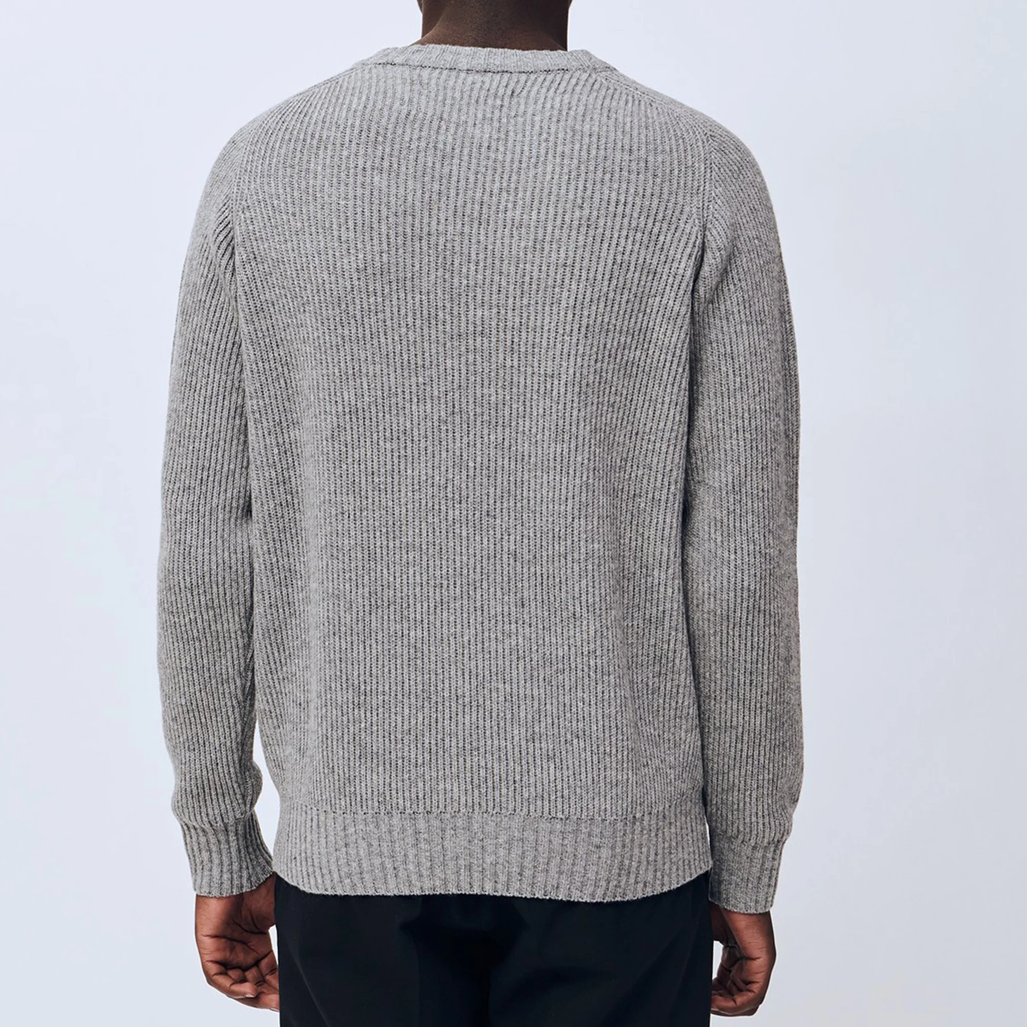 Soulland Mens Jasper Sweater 'Grey' - Image 3