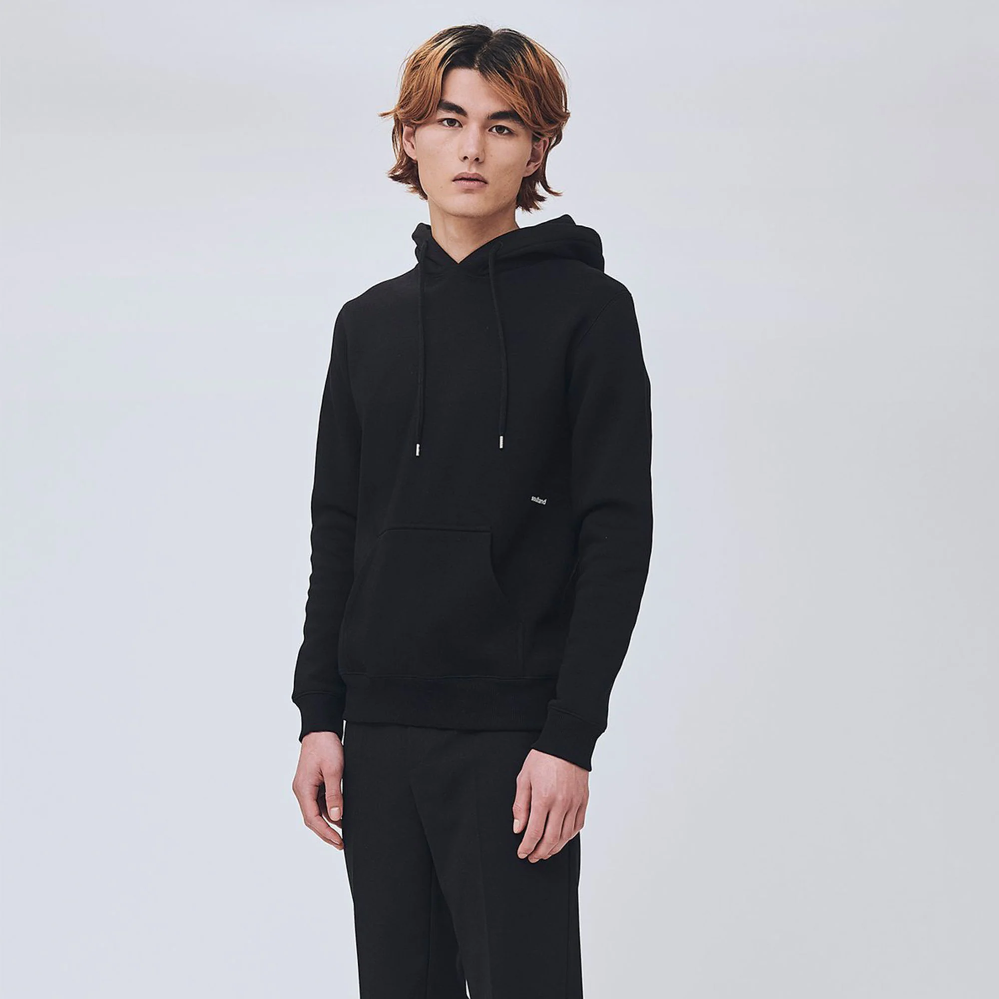 Soulland Mens Wallance Hoodie 'Black' - Image 2