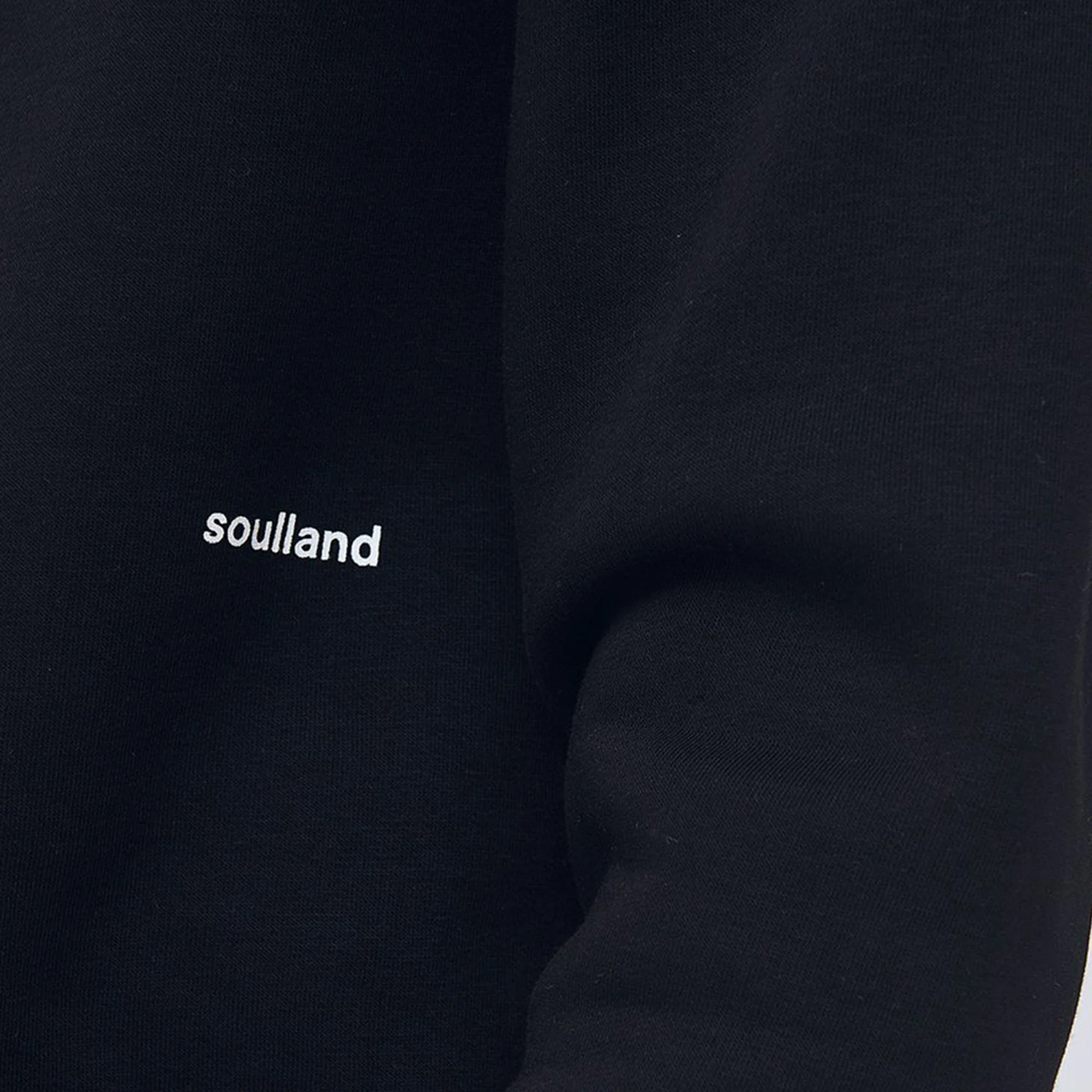 Soulland Mens Wallance Hoodie 'Black' - Image 4