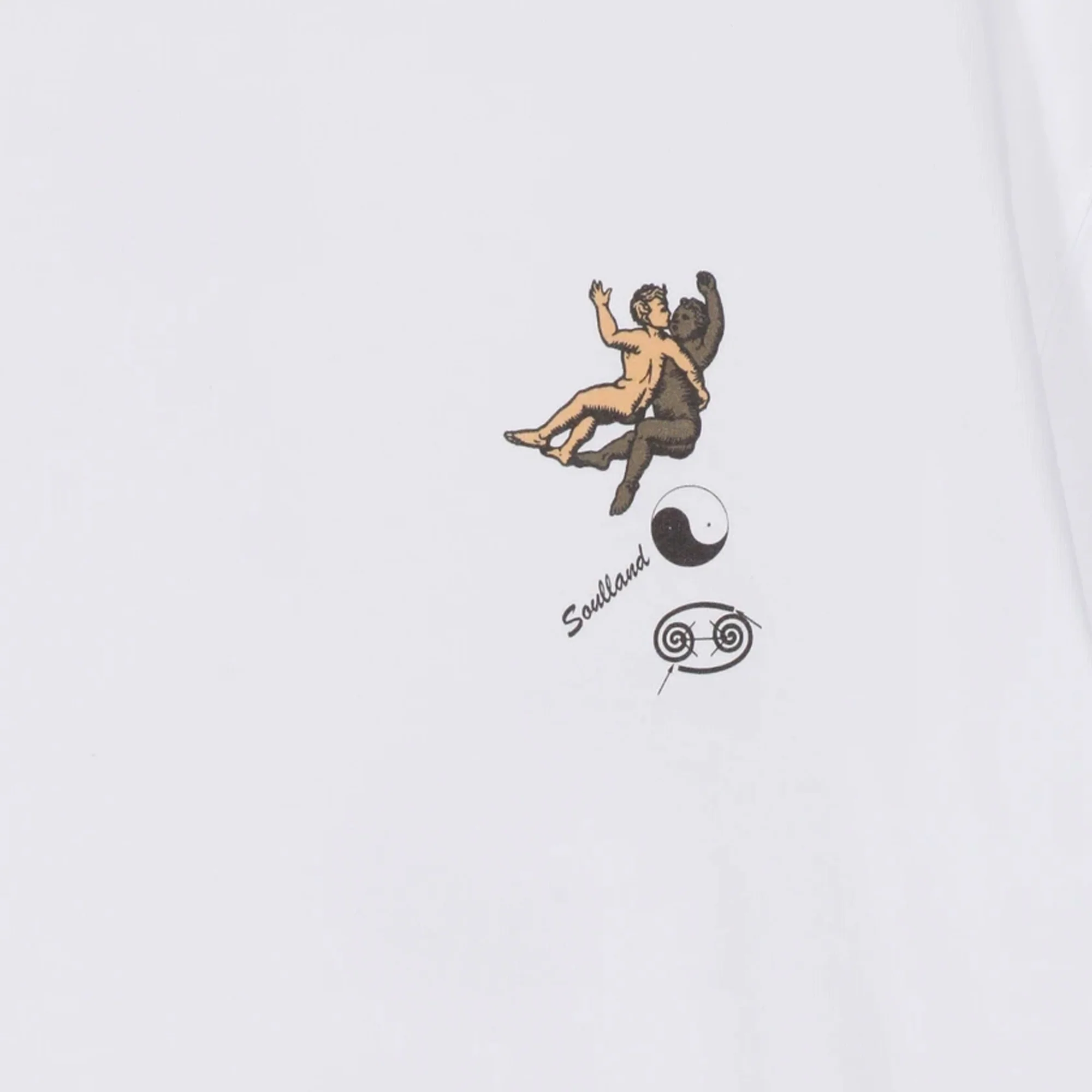 Soulland Mens Zodiac T-Shirt 'White' - Image 3