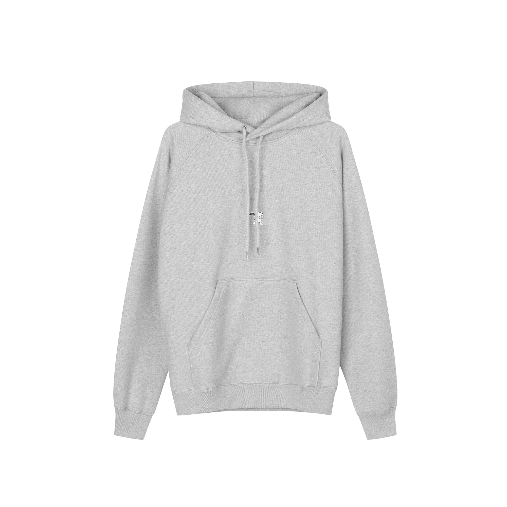 Soulland x Peanuts Mens Snoopy Dance Hoodie 'Grey Melange'