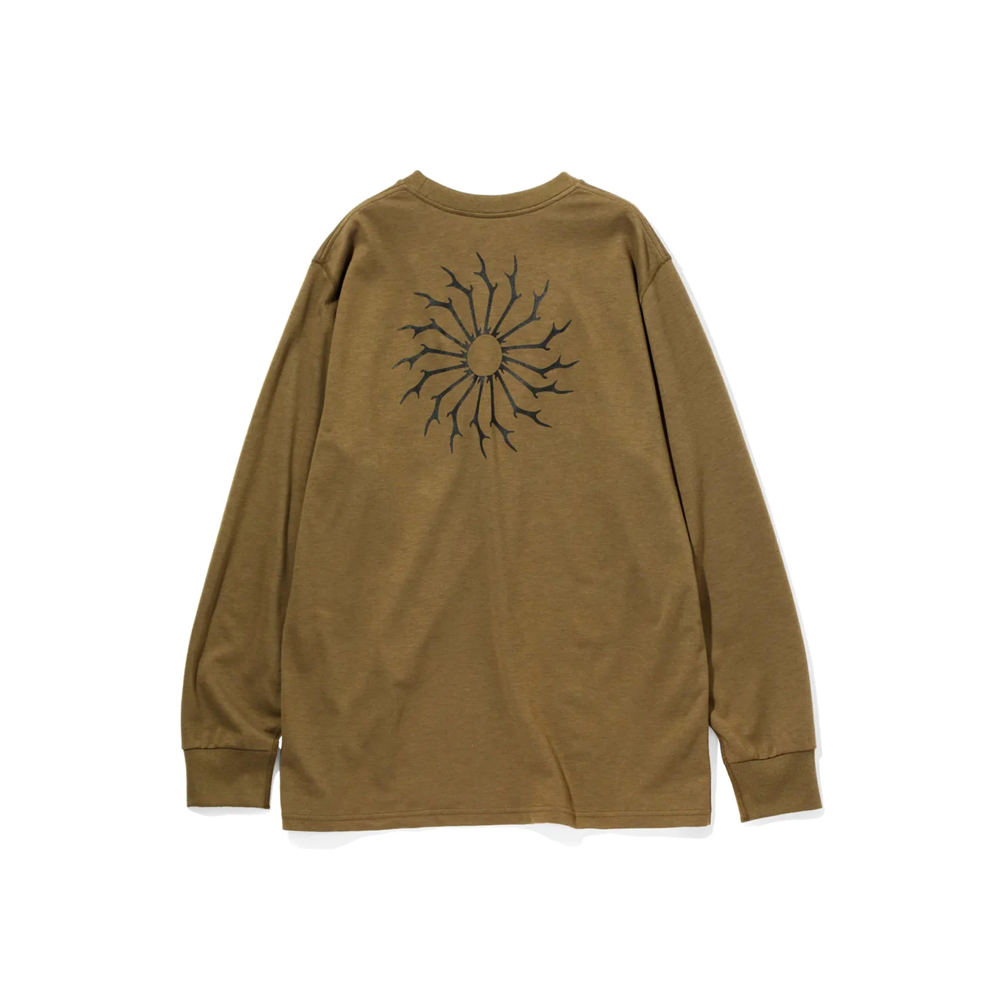South2 West8 Mens Circle Horn LS Round Pocket Tee - Image 2