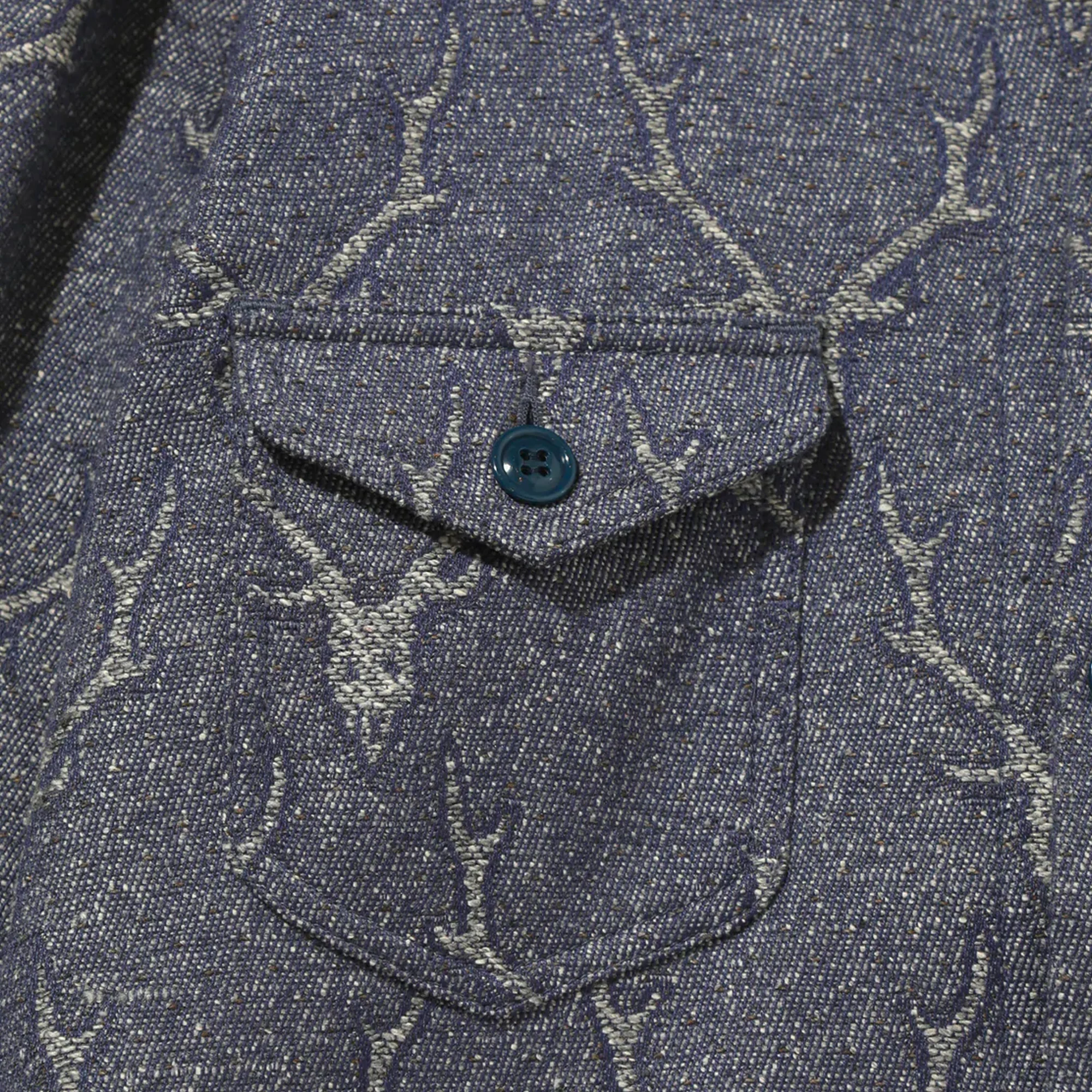 South2 West8 Mens Deer Skull Jq. Smokey Shirt - Image 4