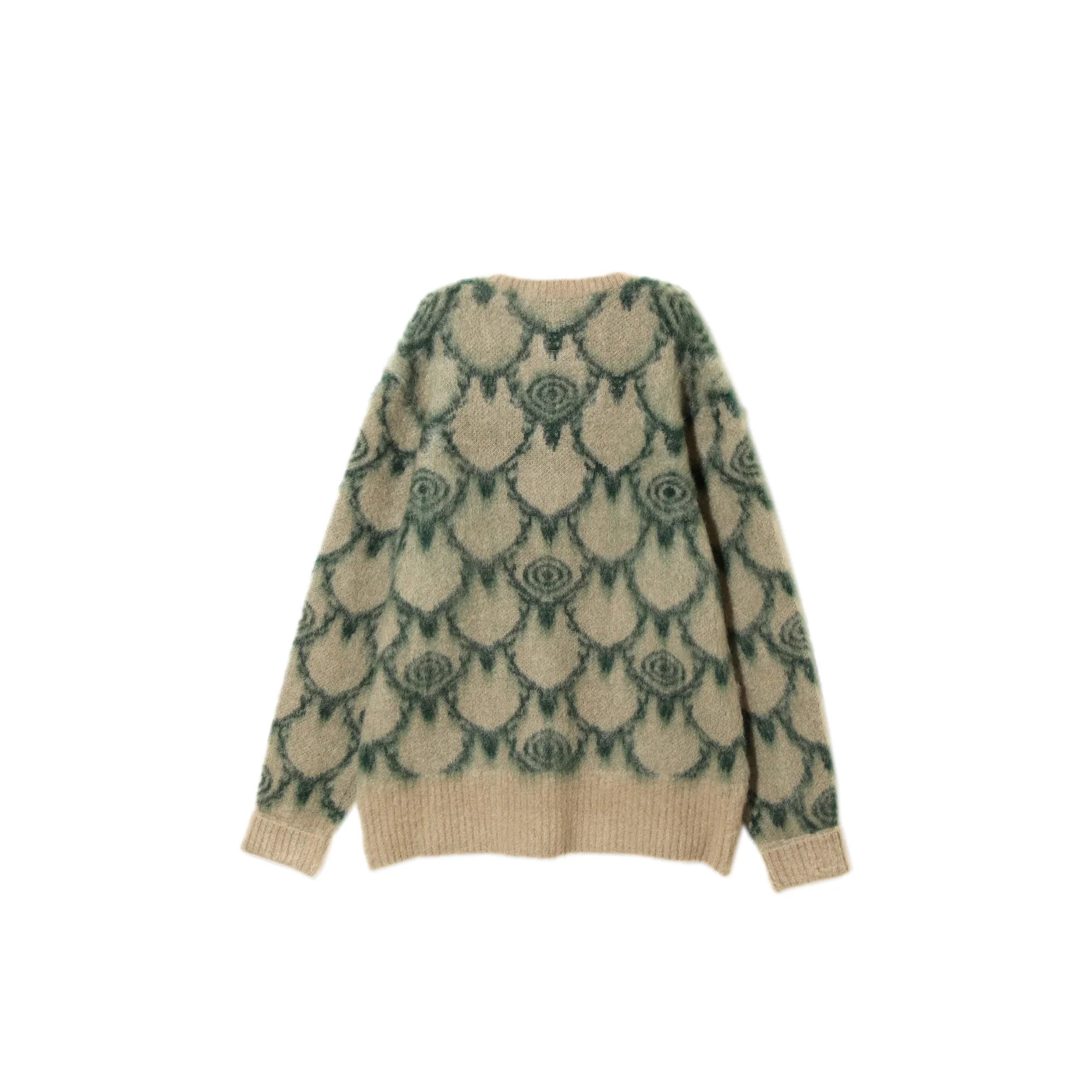 South2 West8 Mens Loose Fit V-Neck Sweater - Image 2