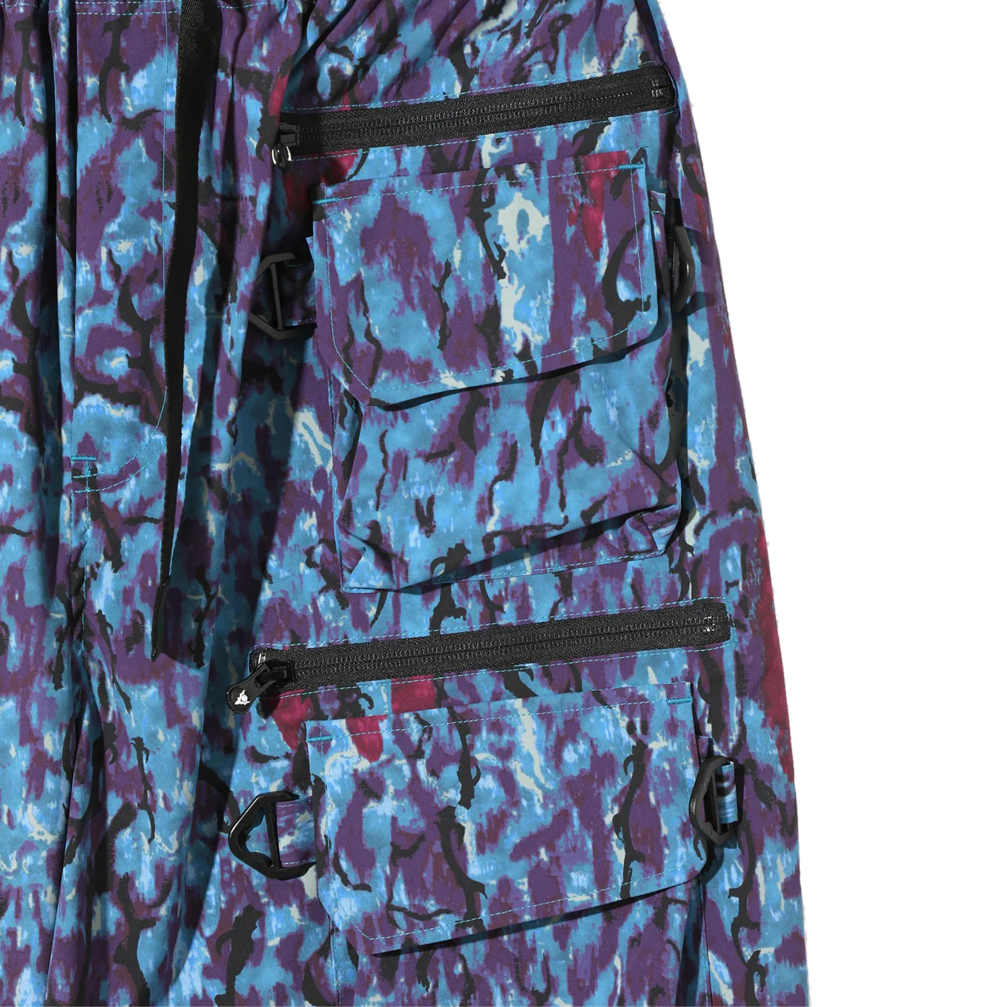 South2 West8 Mens Multi-Pocket Belted 2Way Pants - Image 4