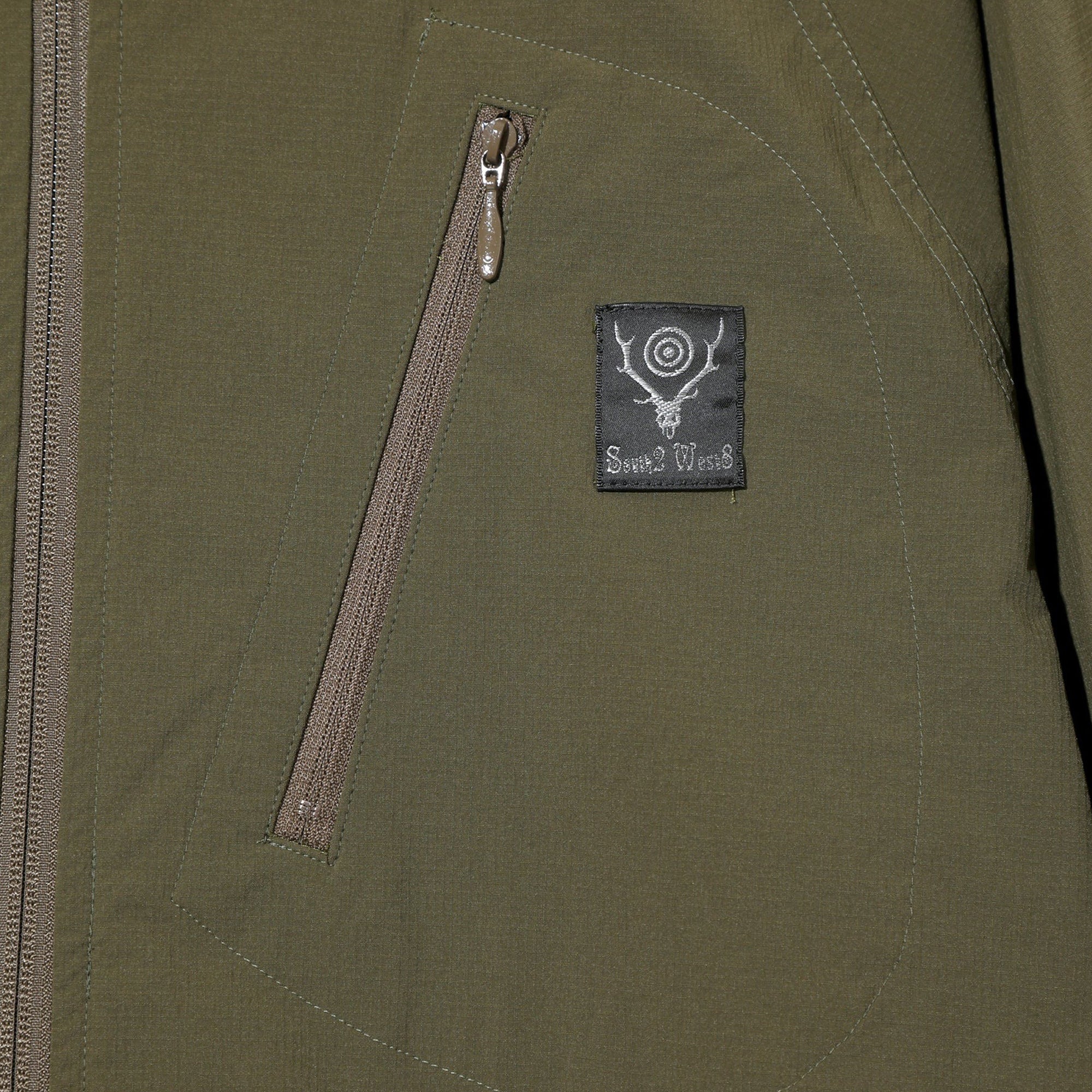 South2 West8 Mens S.L. Zipped Trail Shirt - Image 4