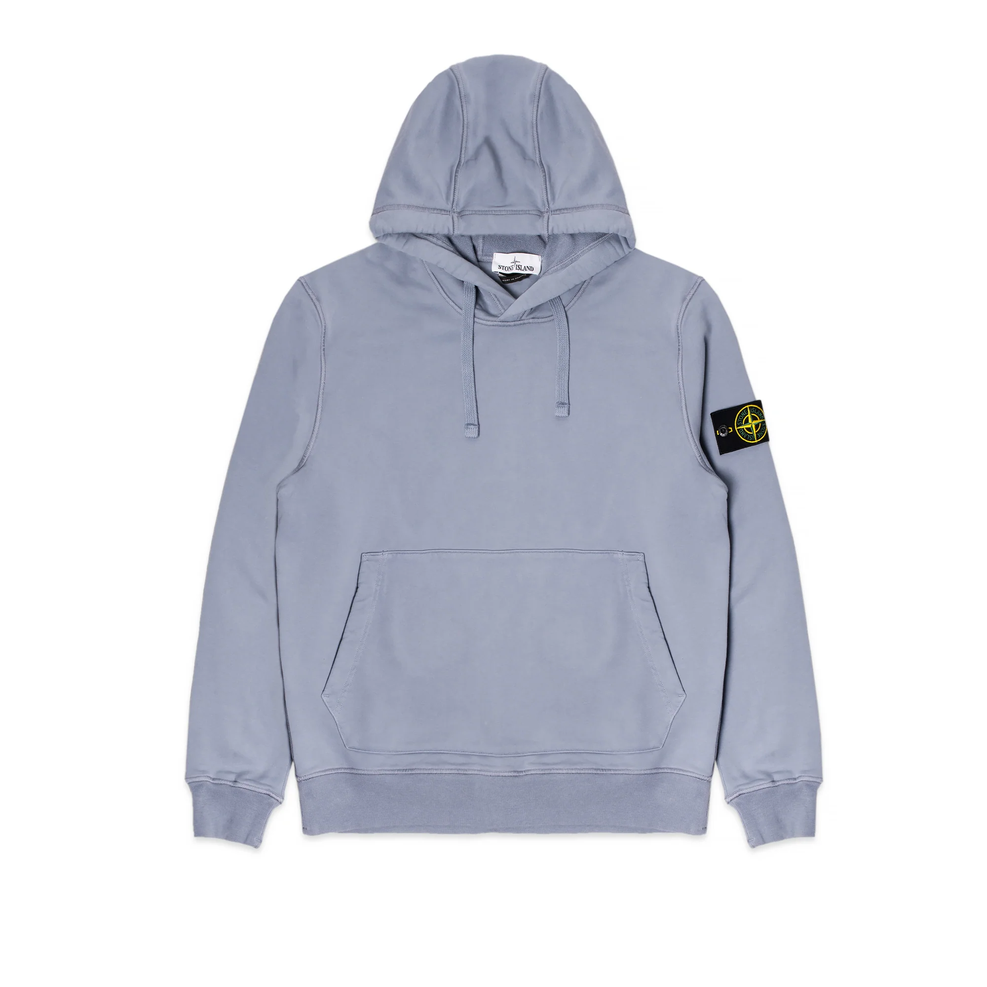 Stone Island Basic Hoodie in Ash Blue