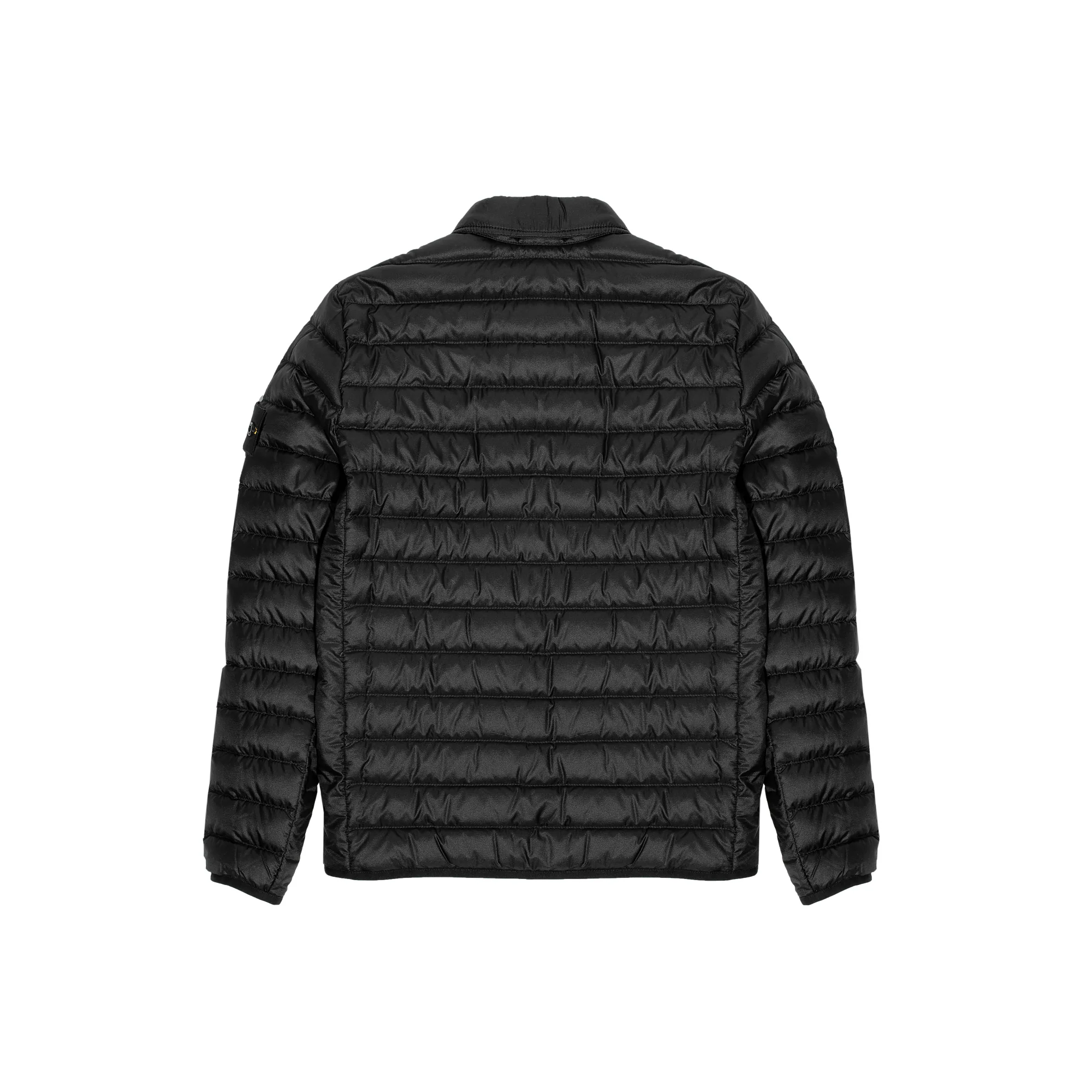 Stone Island Mens Real Down Jacket 'Black' - Image 2
