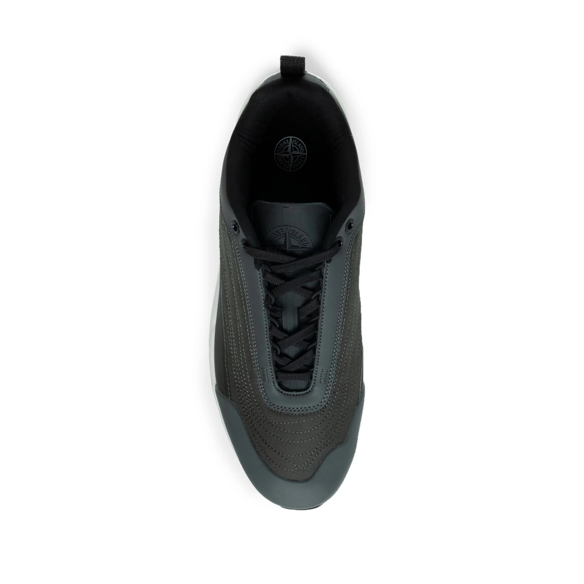 Stone Island Mens Grime Black Shoes - Image 4