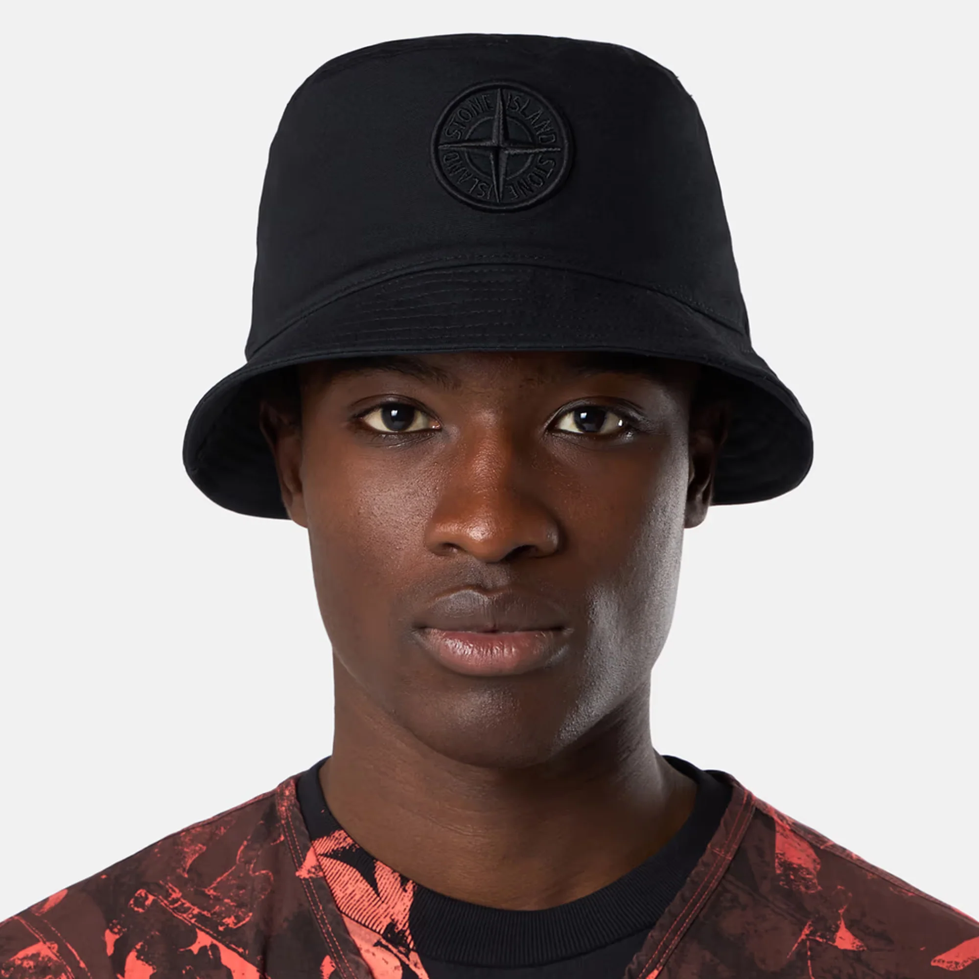 Stone Island Mens Compass Bucket Hat - Image 2