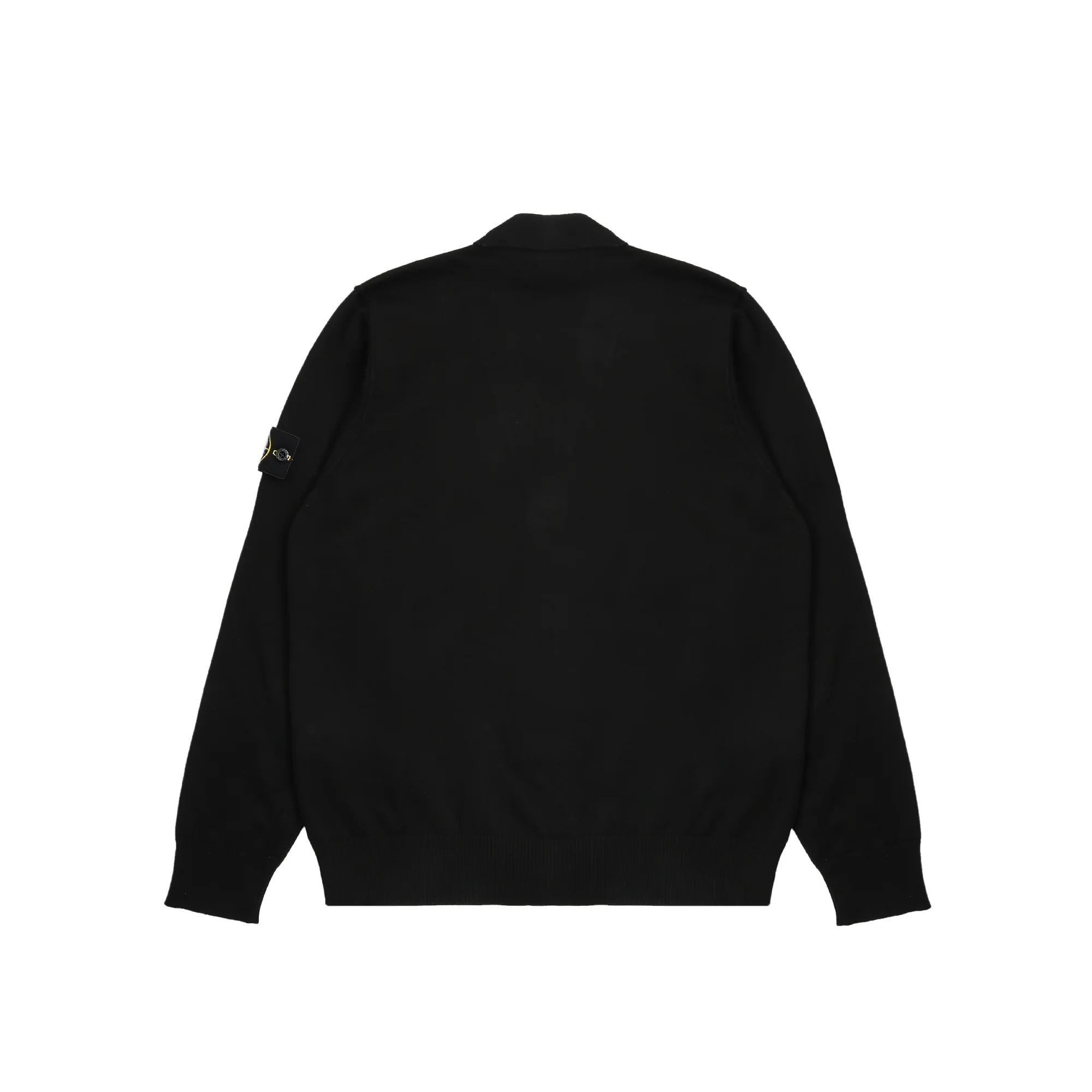 Stone Island Mens Compass Patch V-Neck Cardigan - Image 2