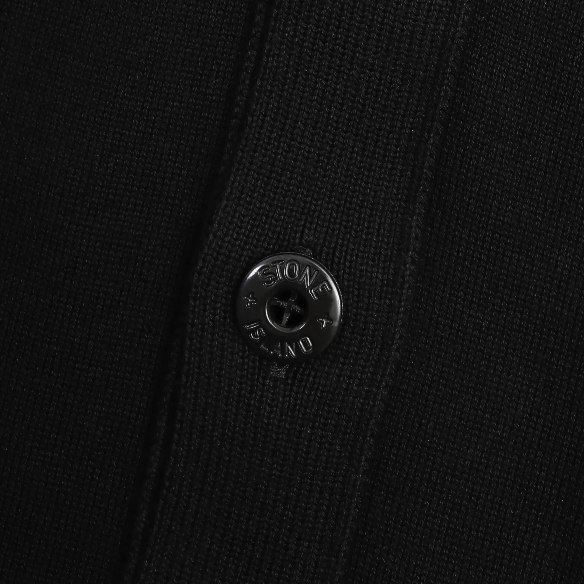 Stone Island Mens Compass Patch V-Neck Cardigan - Image 4