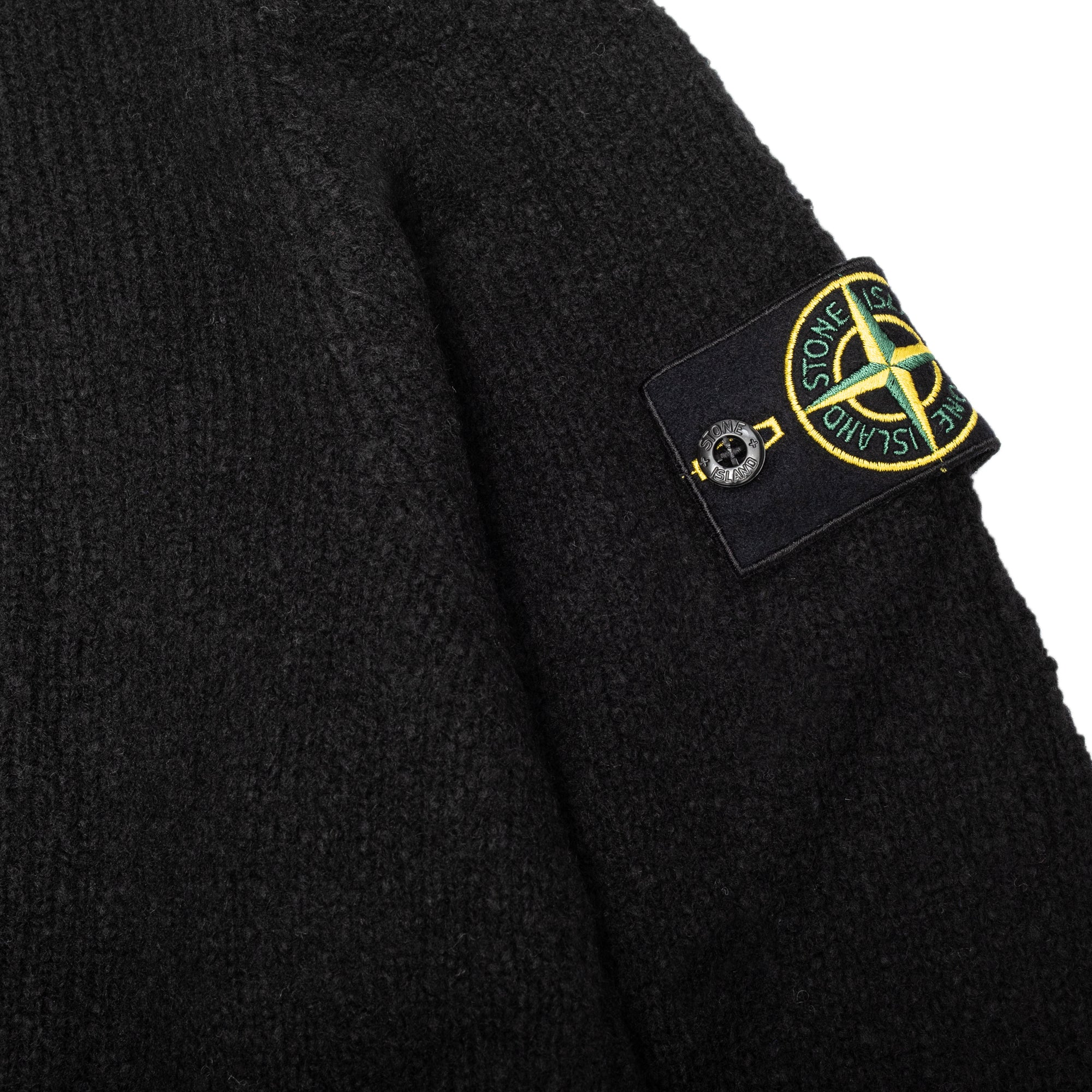 Stone Island Mens Fancy Yarn Knit Sweater - Image 3