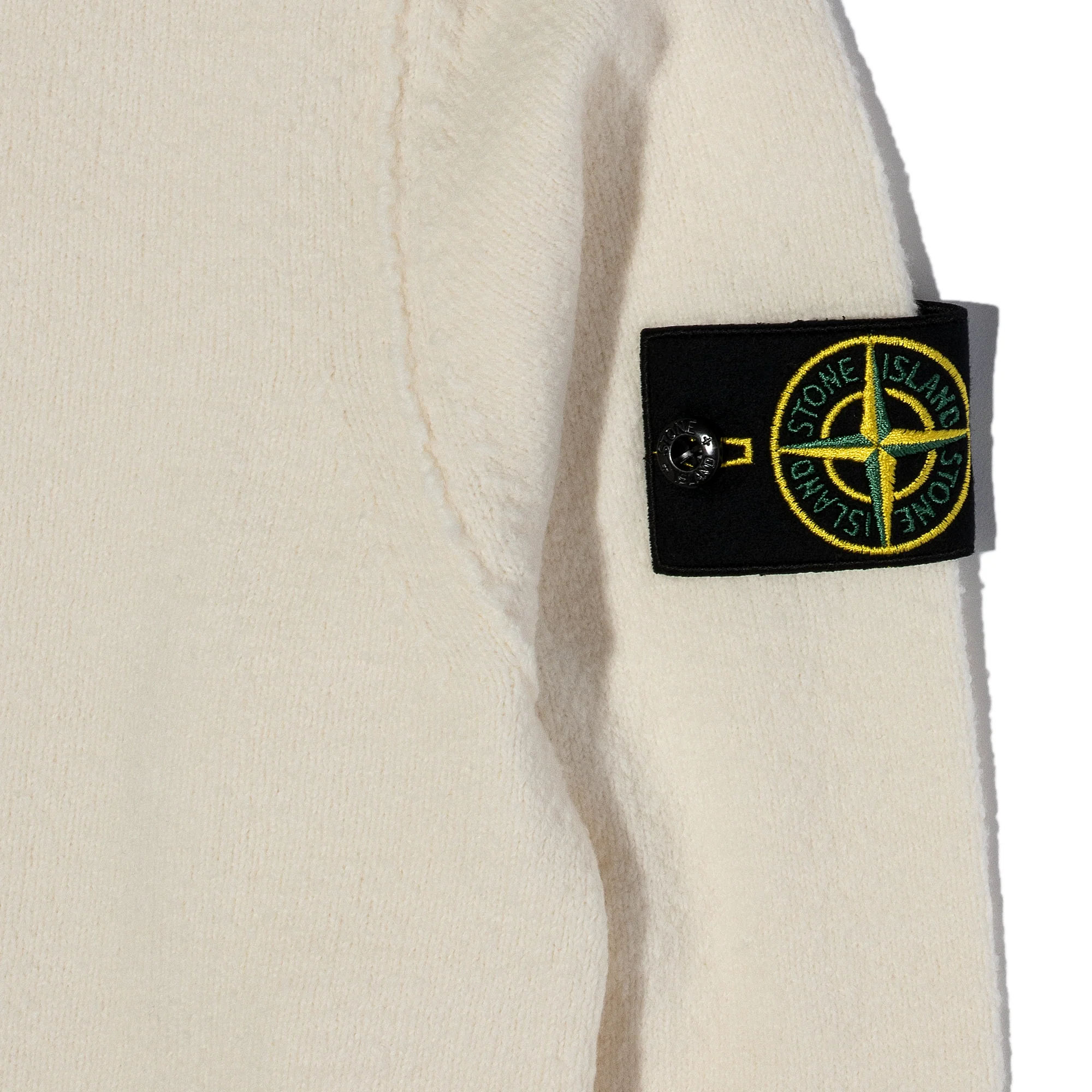 Stone Island Mens Knitwear 'White' - Image 3