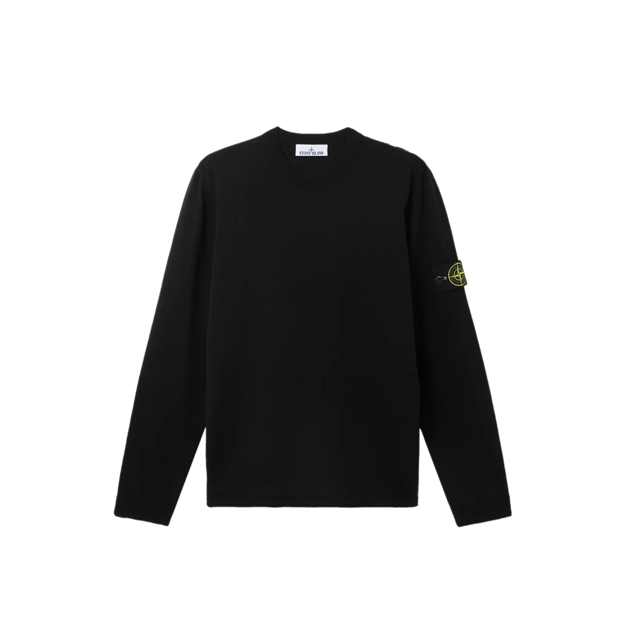 Stone Island Mens Light Raw Organic Cotton Crewneck