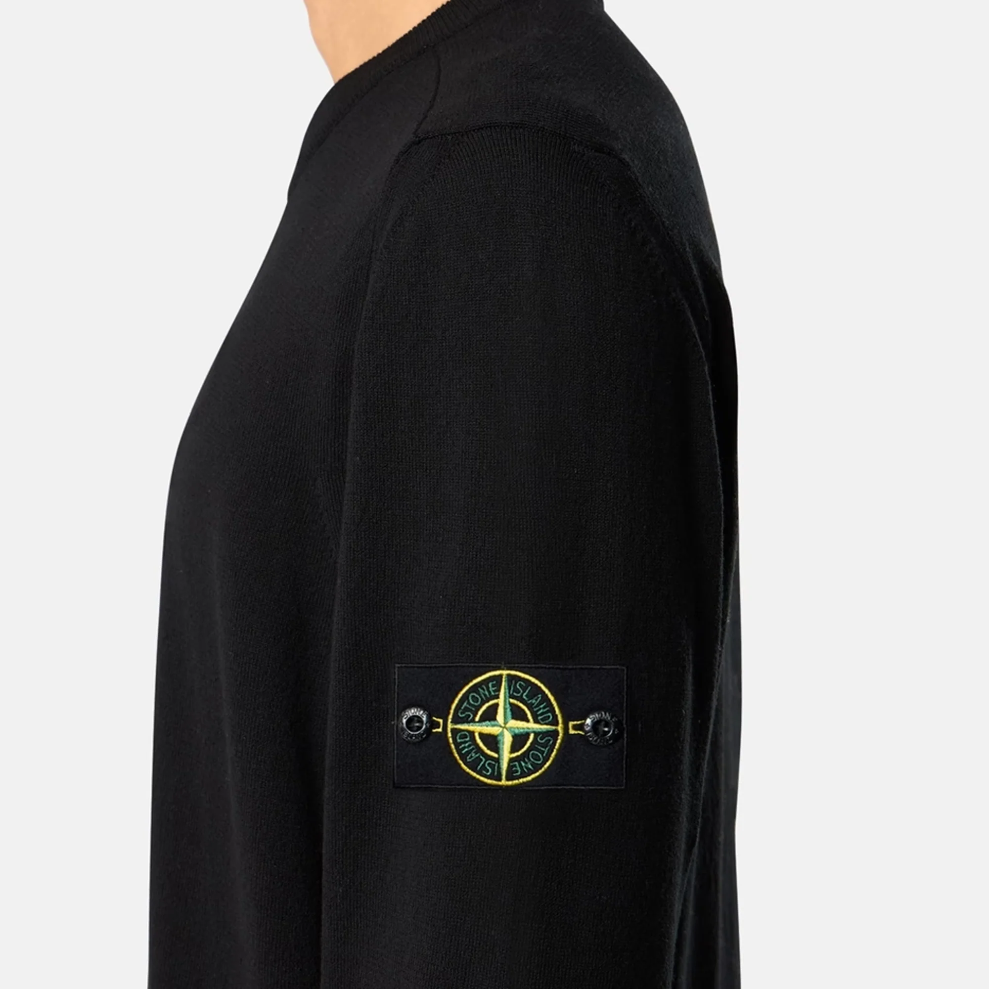 Stone Island Mens Light Raw Organic Cotton Crewneck - Image 4