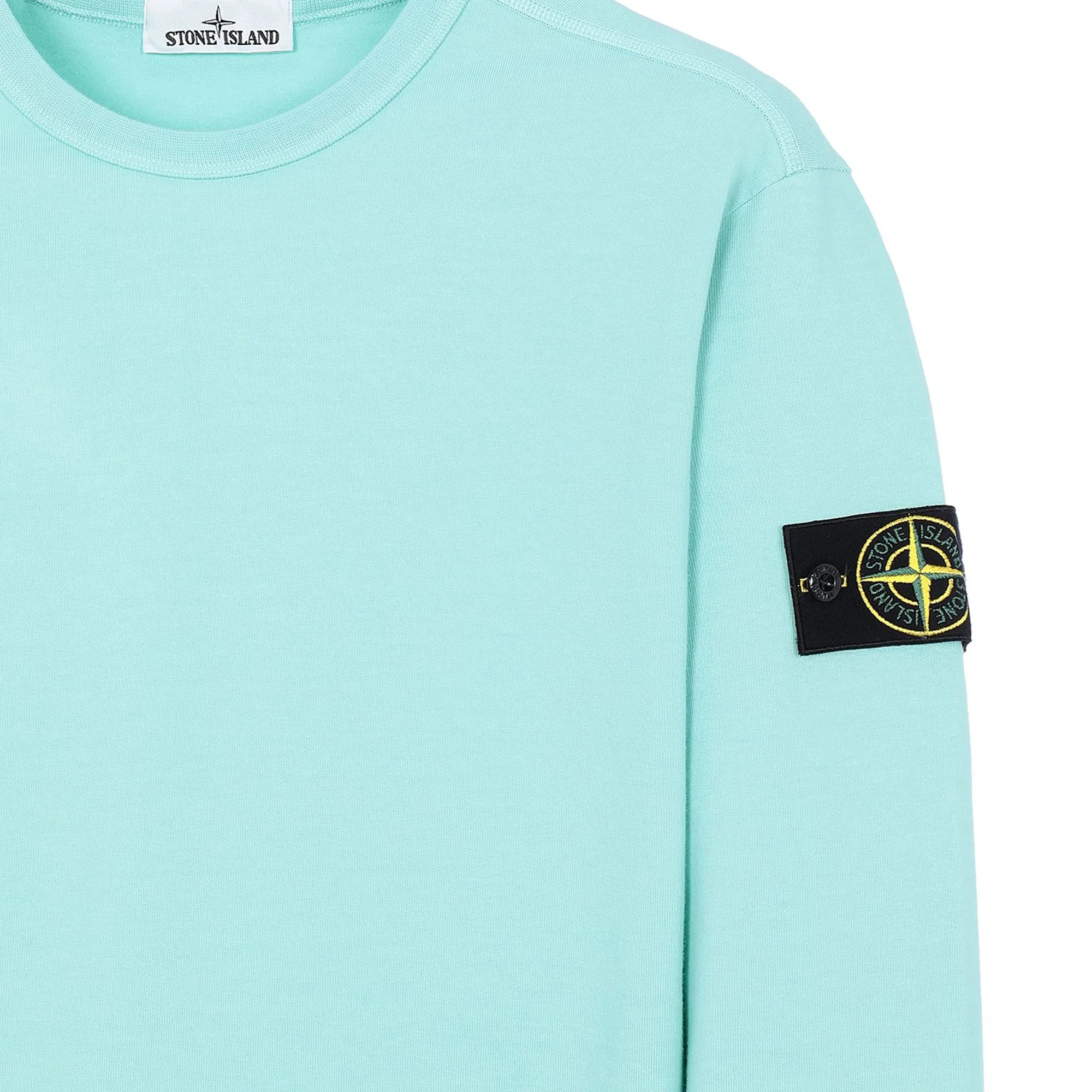 Stone Island 'Aqua' Crewneck Sweatshirt - Image 3
