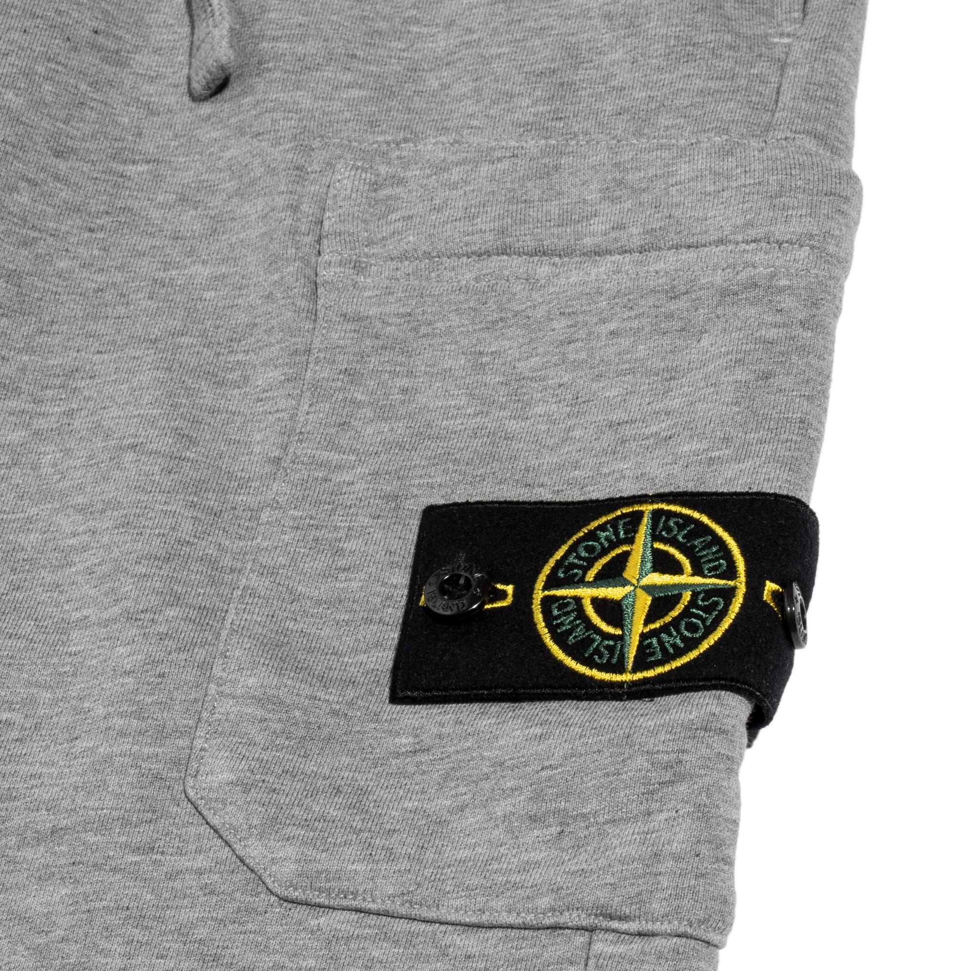 Stone Island Mens Fleece Pants 'Grey' - Image 3