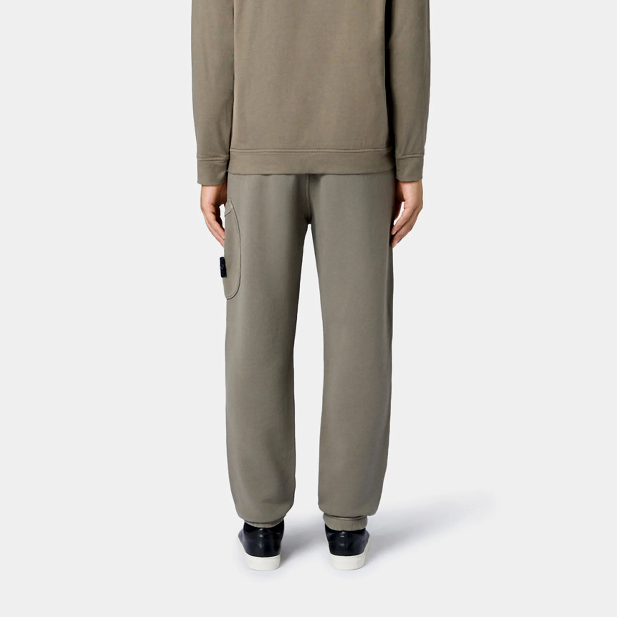 Stone Island Mens Organic Cotton Fleece Pants - Image 3