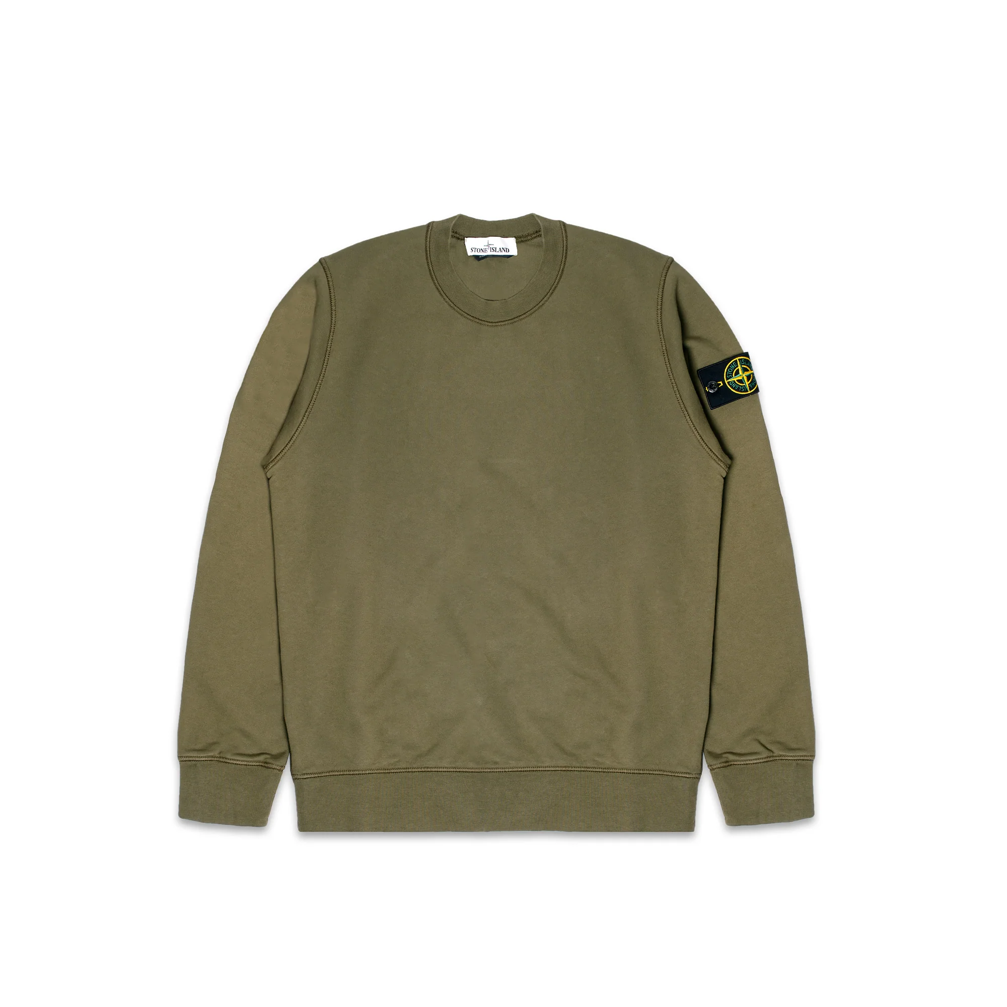Stone Island Basic Crewneck in Olive
