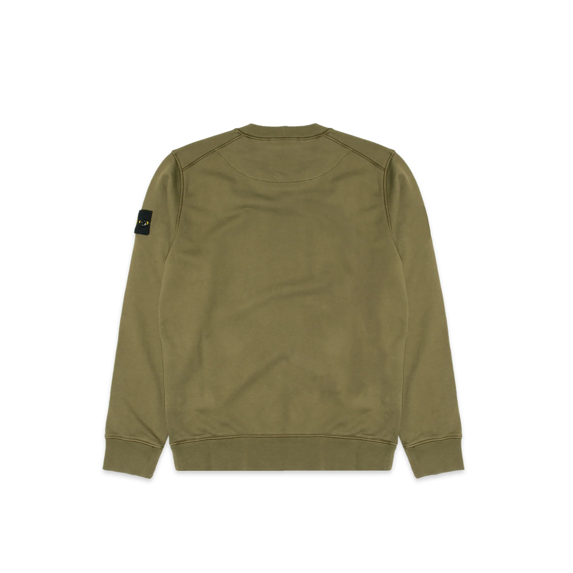 Stone Island Basic Crewneck in Olive - Image 2