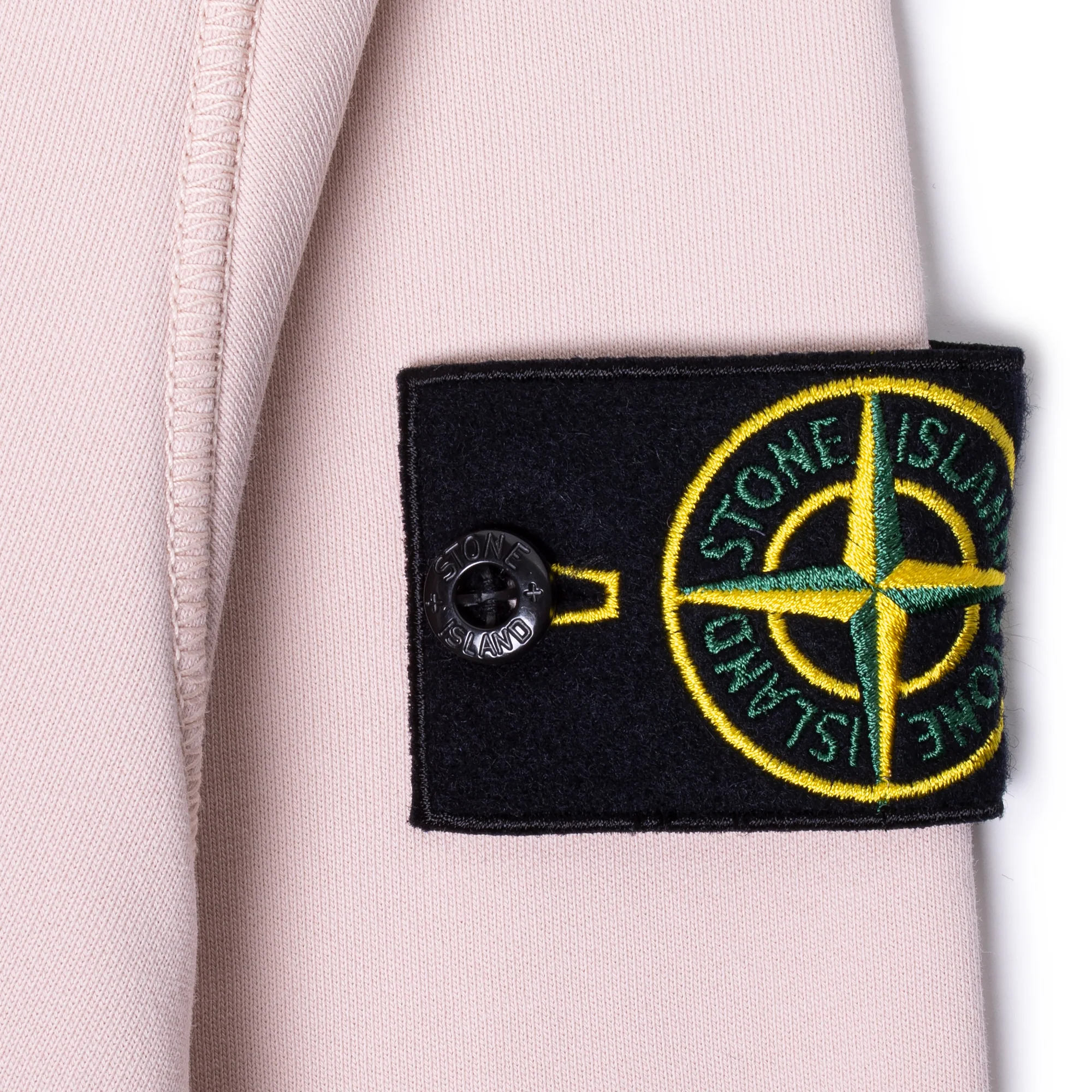 Stone Island Basic Crewneck in Light Pink - Image 3