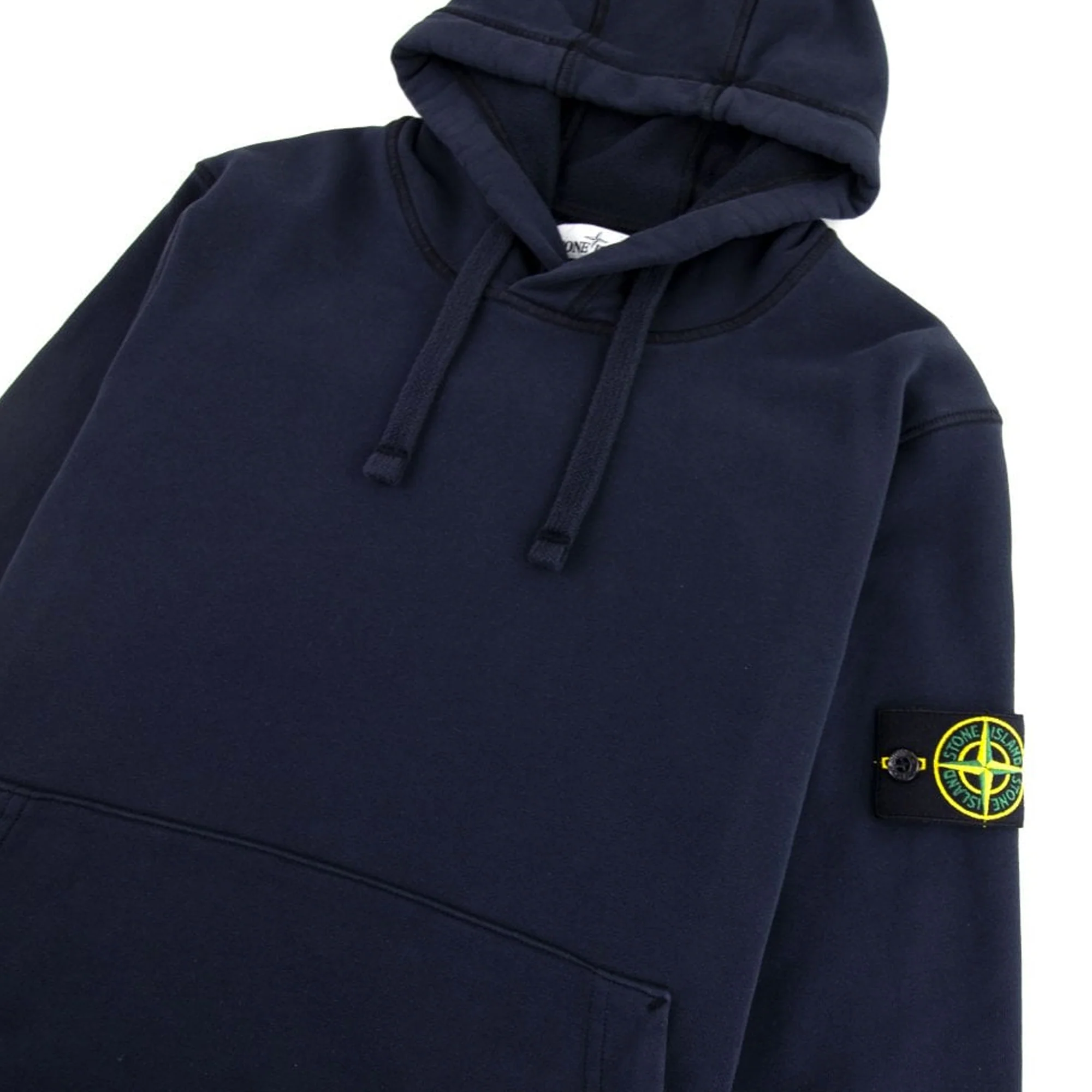 Stone Island Mens Hooded Sweatshirt 'Navy' - Image 2