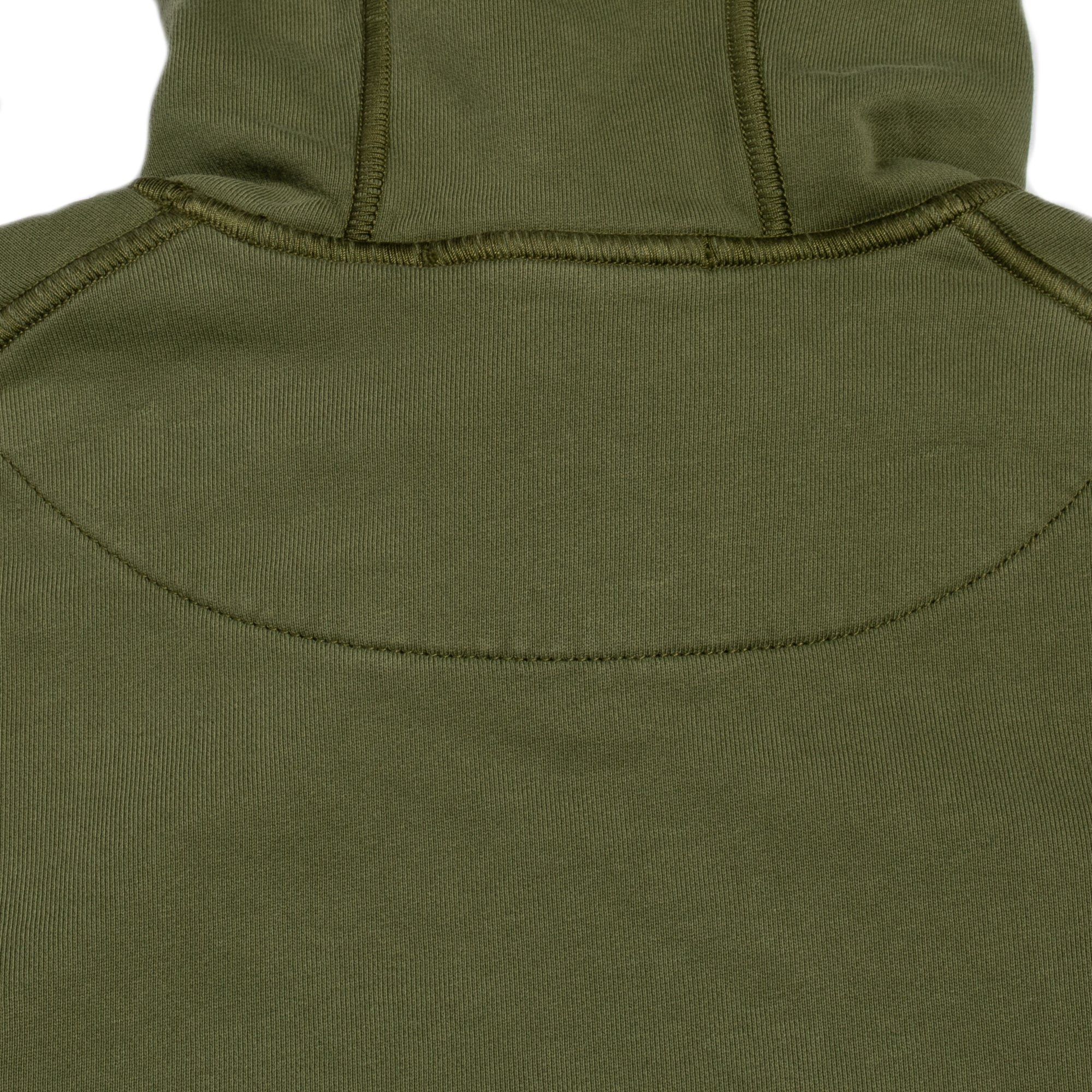 Stone Island Mens Hooded Sweatshirt 'Olive' - Image 4