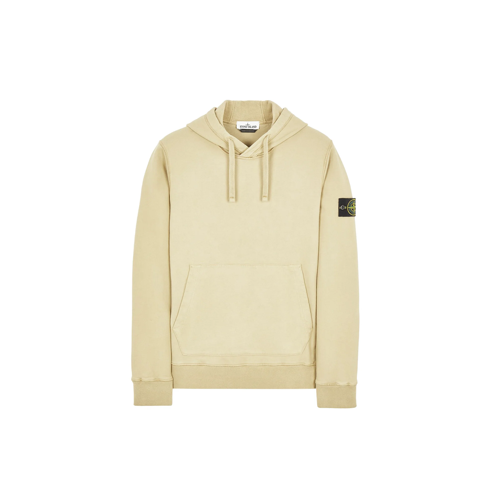 Stone Island Mens Hoodie Ecru