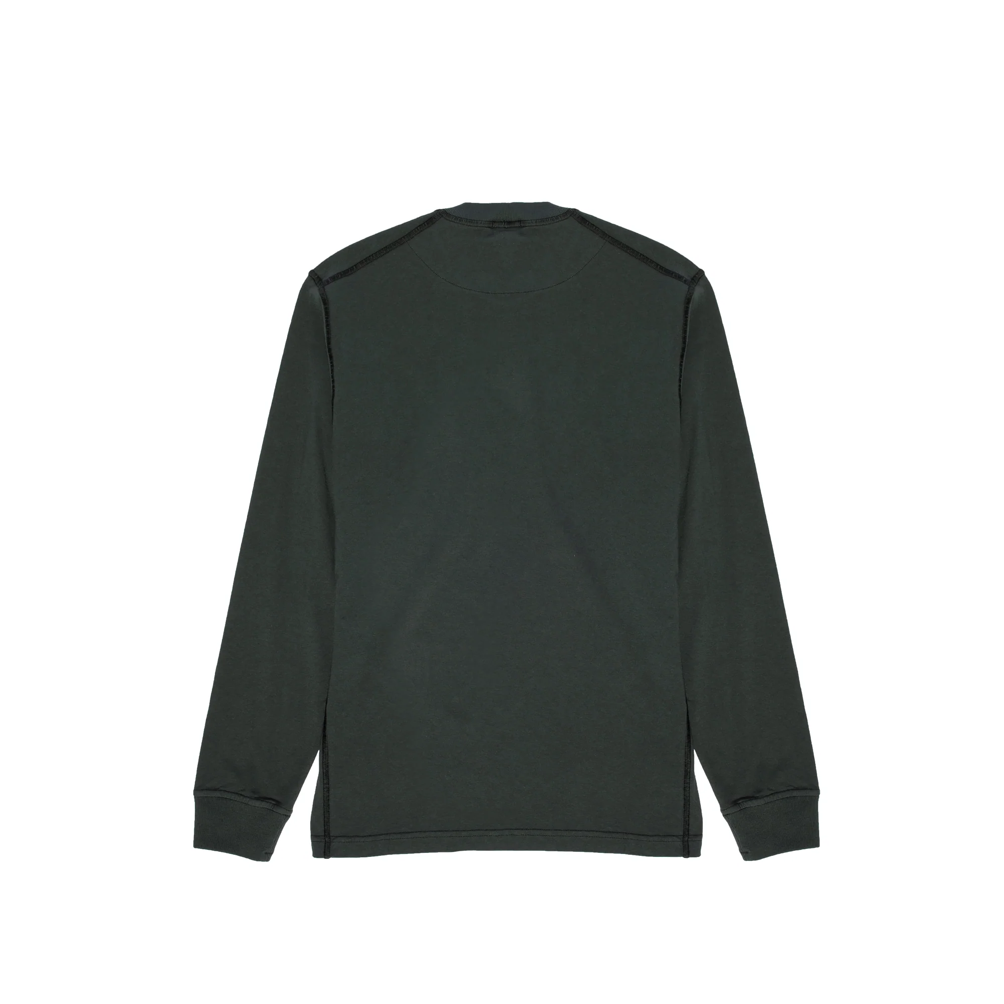 Stone Island Mens Patch Logo Fissato LS Tee - Image 2