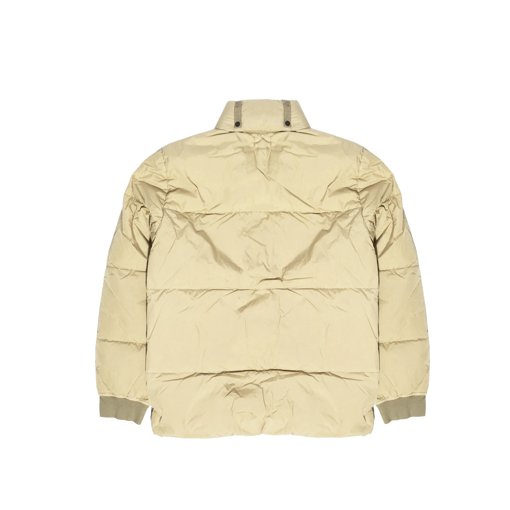 Stone Island Mens NY Down Puffer Jacket Ecru - Image 2