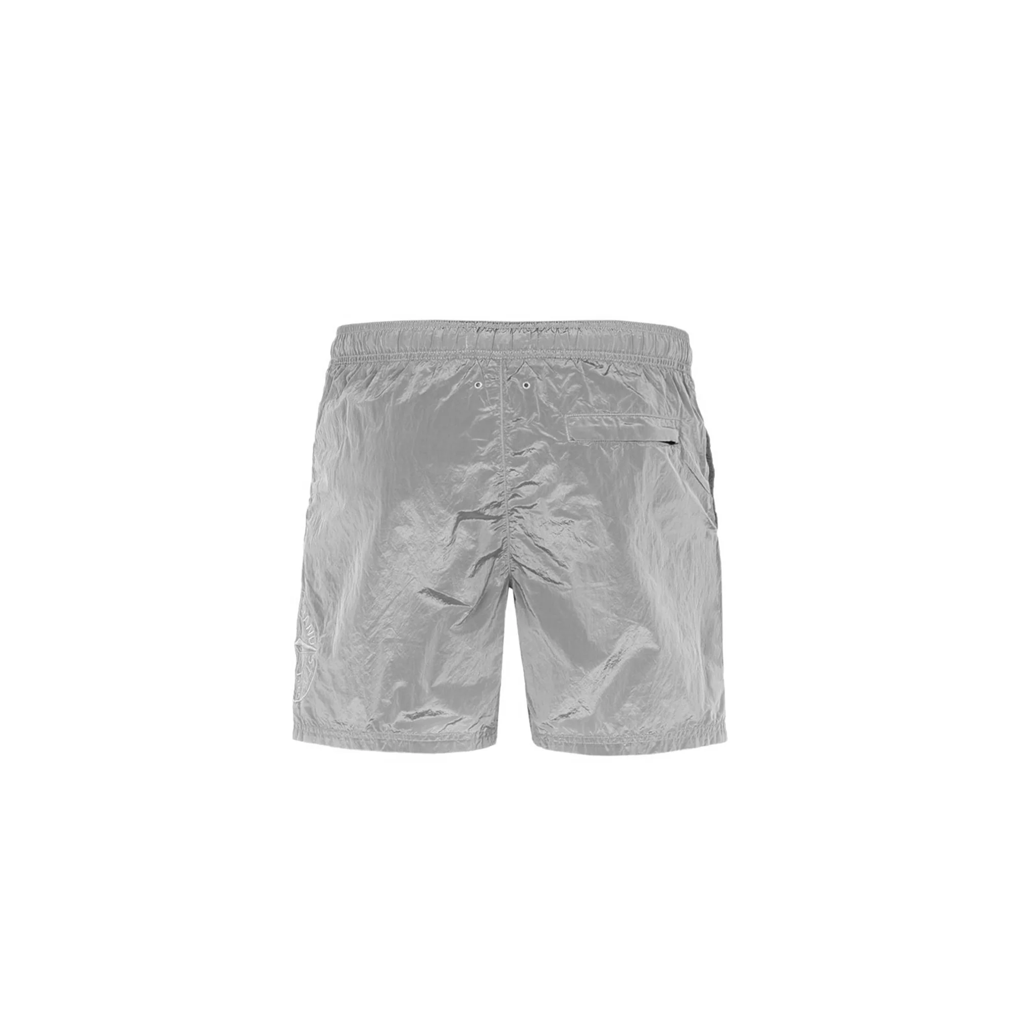 Stone Island Mens Nylon Metal Swim Shorts Grey - Image 2